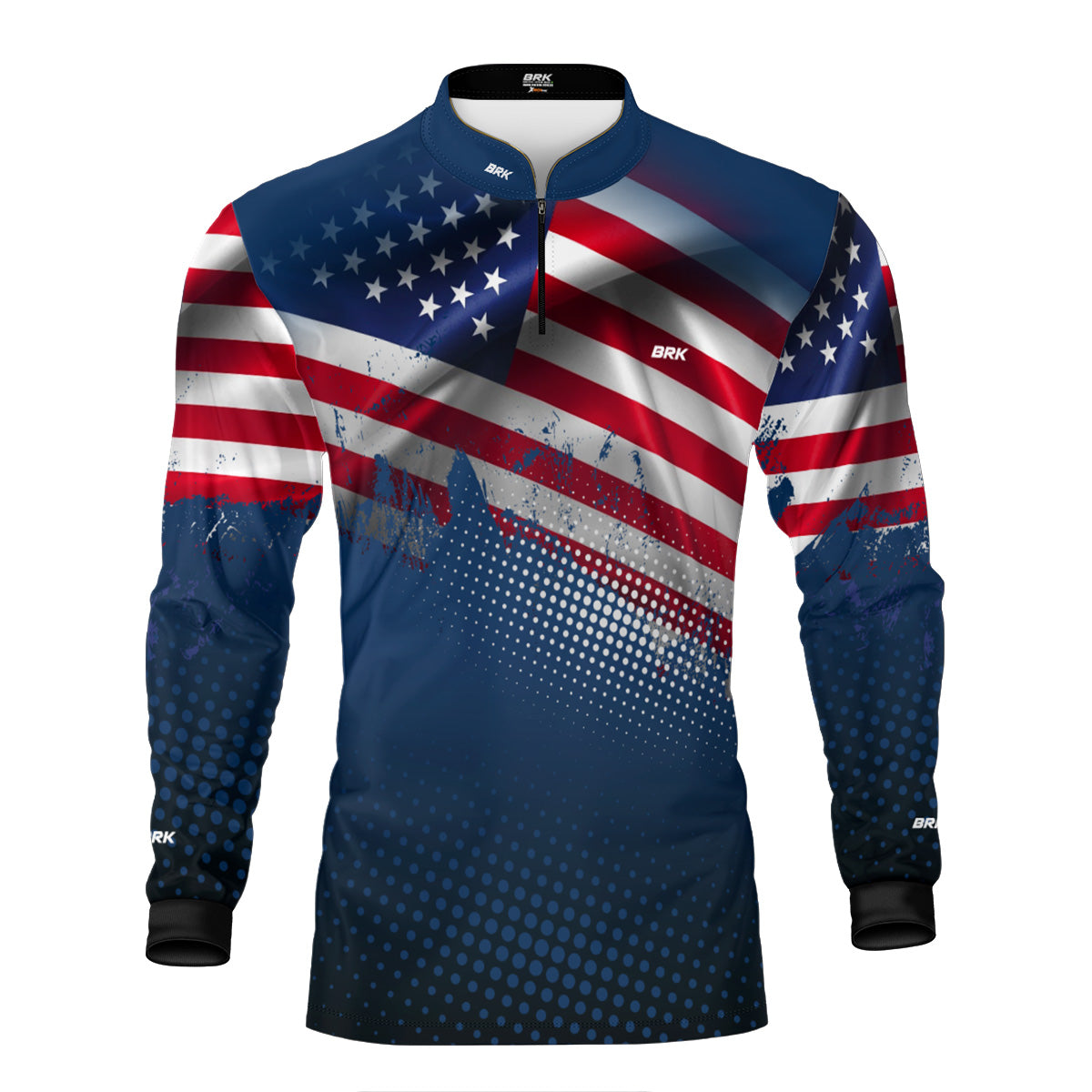 Camisa Bandeira dos Estados Unidos com UV50 - Envio Imediato