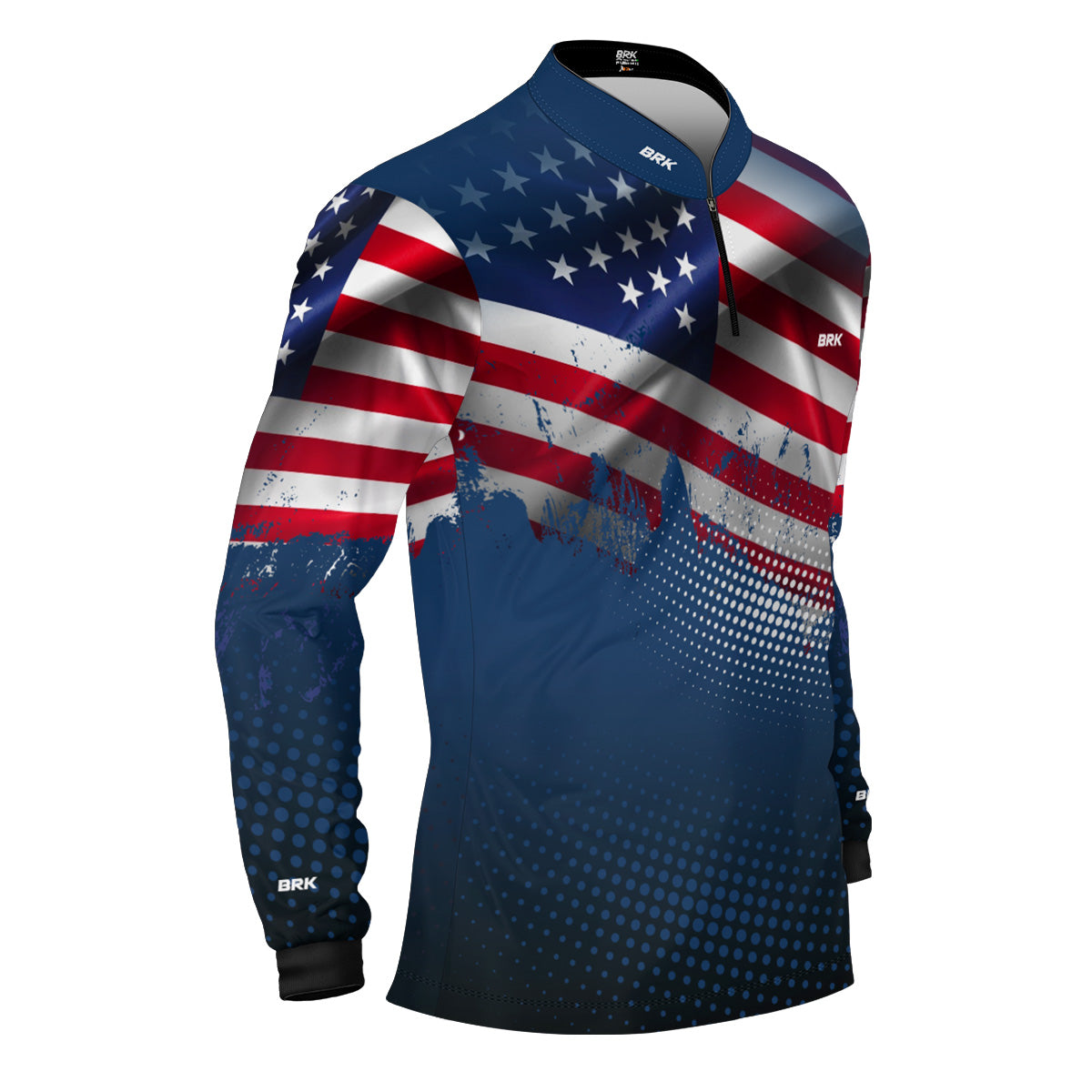 Camisa Bandeira dos Estados Unidos com UV50 - Envio Imediato