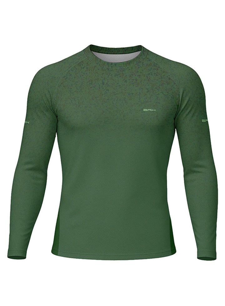 Camisa UV50 Segunda Pele Brk Clean Mescla Verde Militar