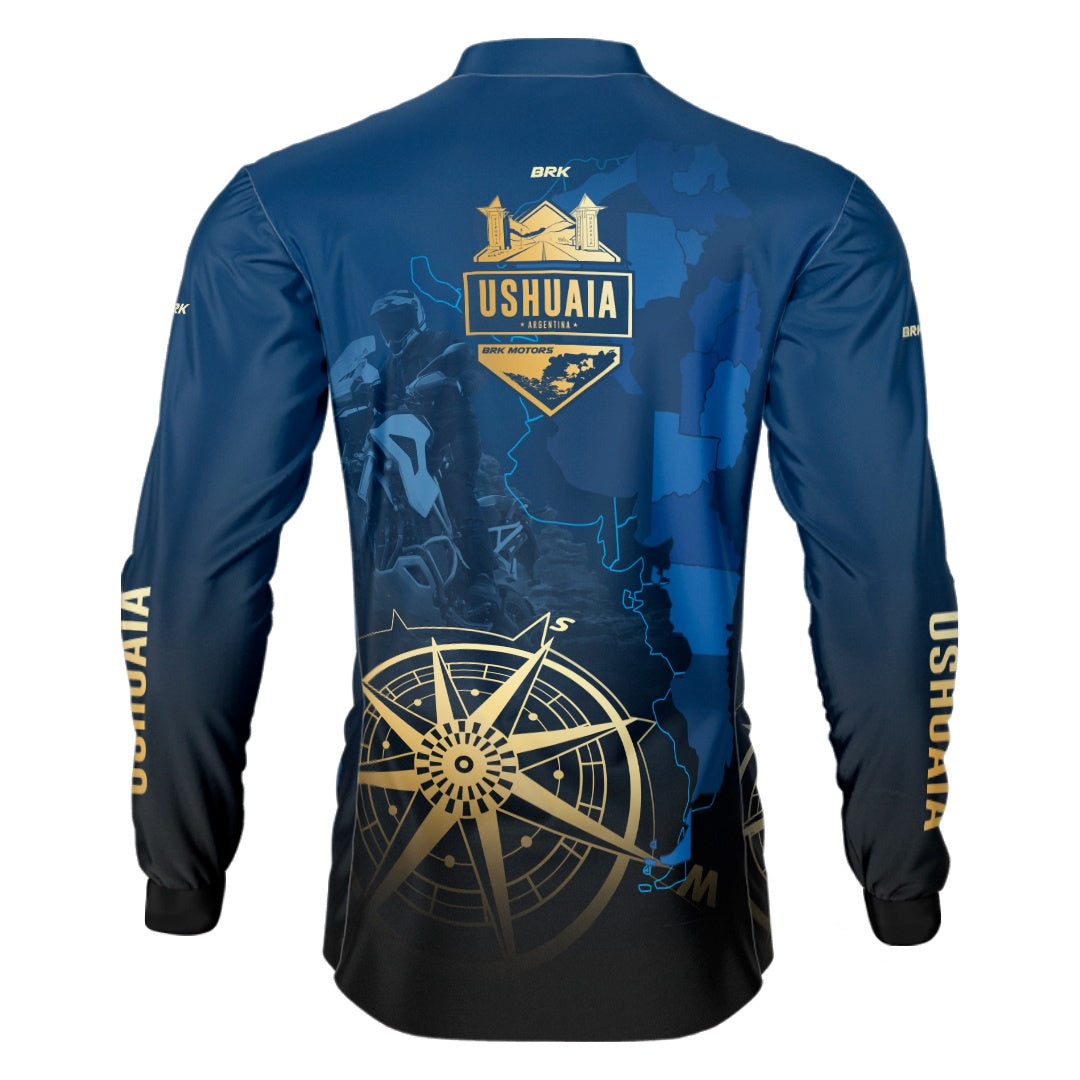 Camisa Brk Ushuaia Azul com Proteção Solar UV50+