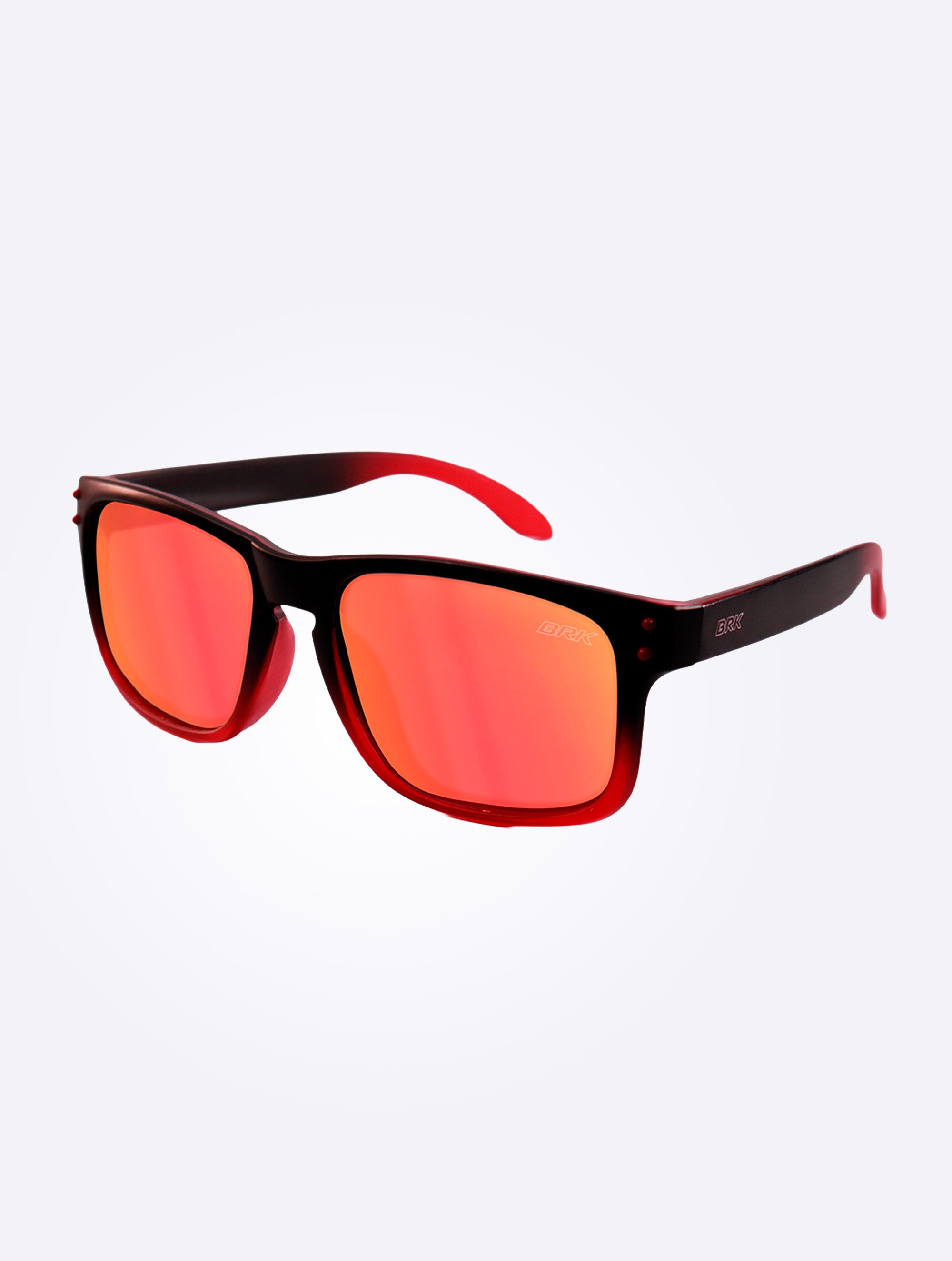 Óculos de Sol BRK Quadrado com Lente Polarizada Vermelho