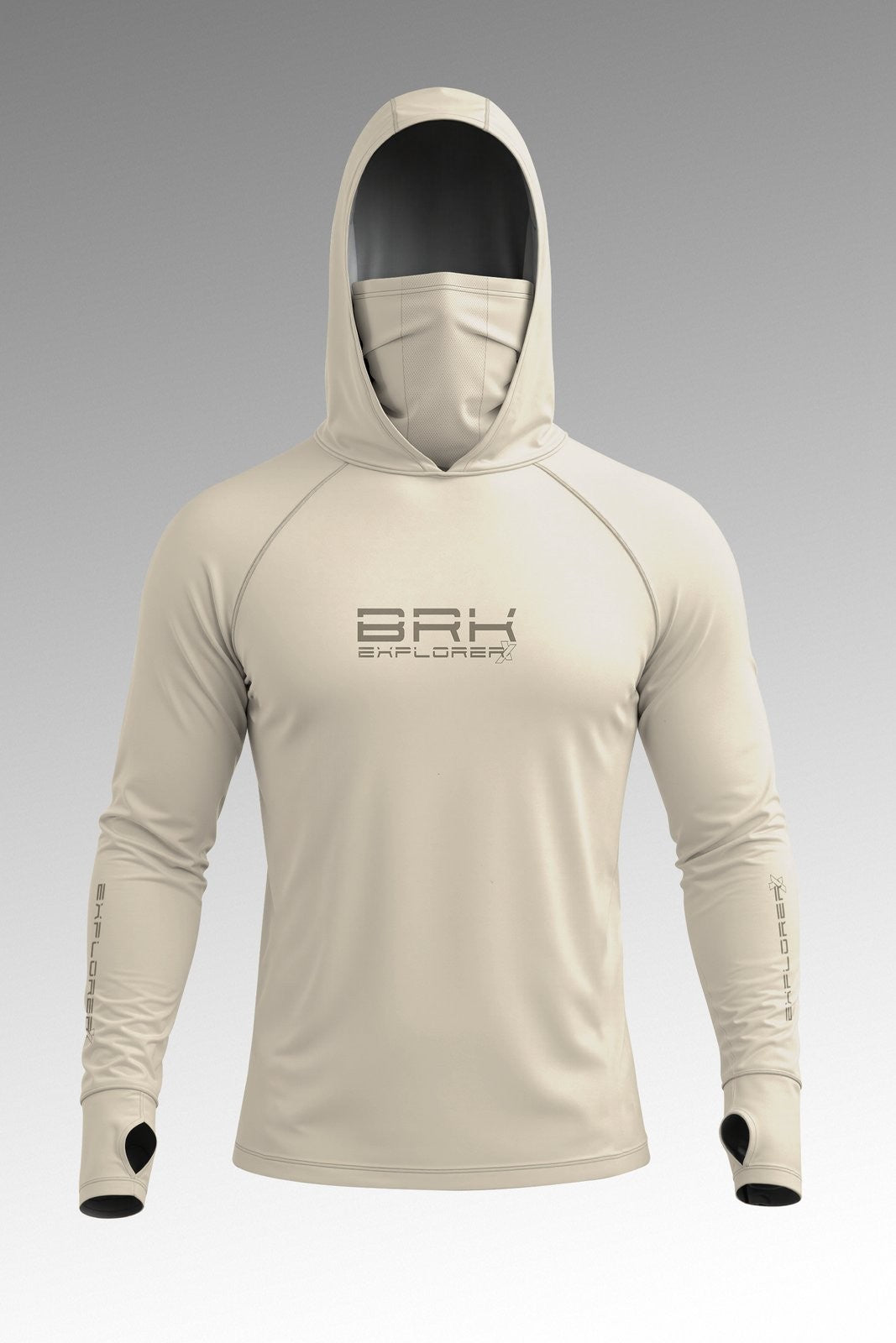 Camisa FusionX Explorerx Creme Básica Off White com Proteção UV50+