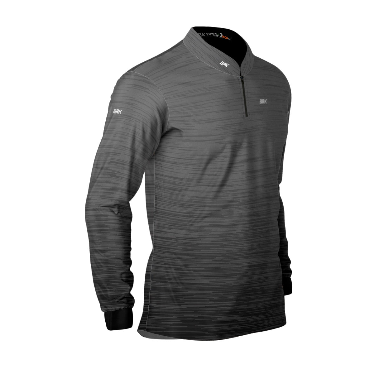 Camisa de Motociclismo Brk Mescla Cinza com Proteção Solar UV50+