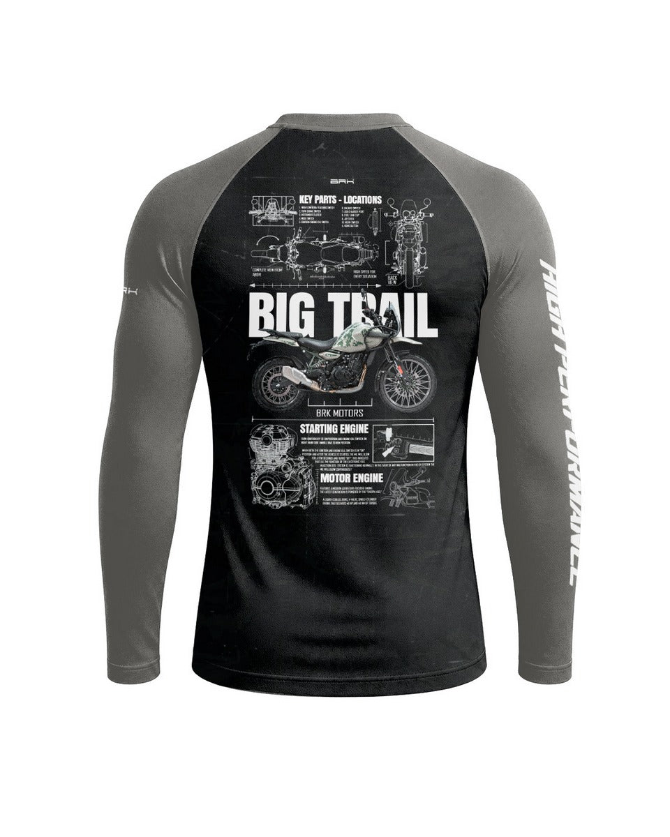 Camisa Brk Big Trail Motor Engine com Proteção UV50