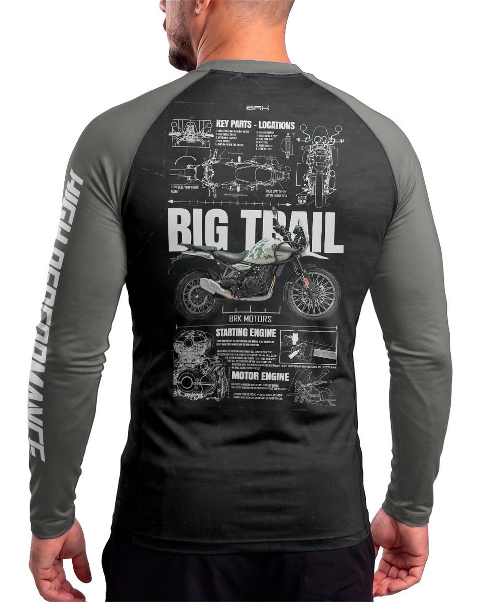 Camisa Brk Big Trail Motor Engine com Proteção UV50