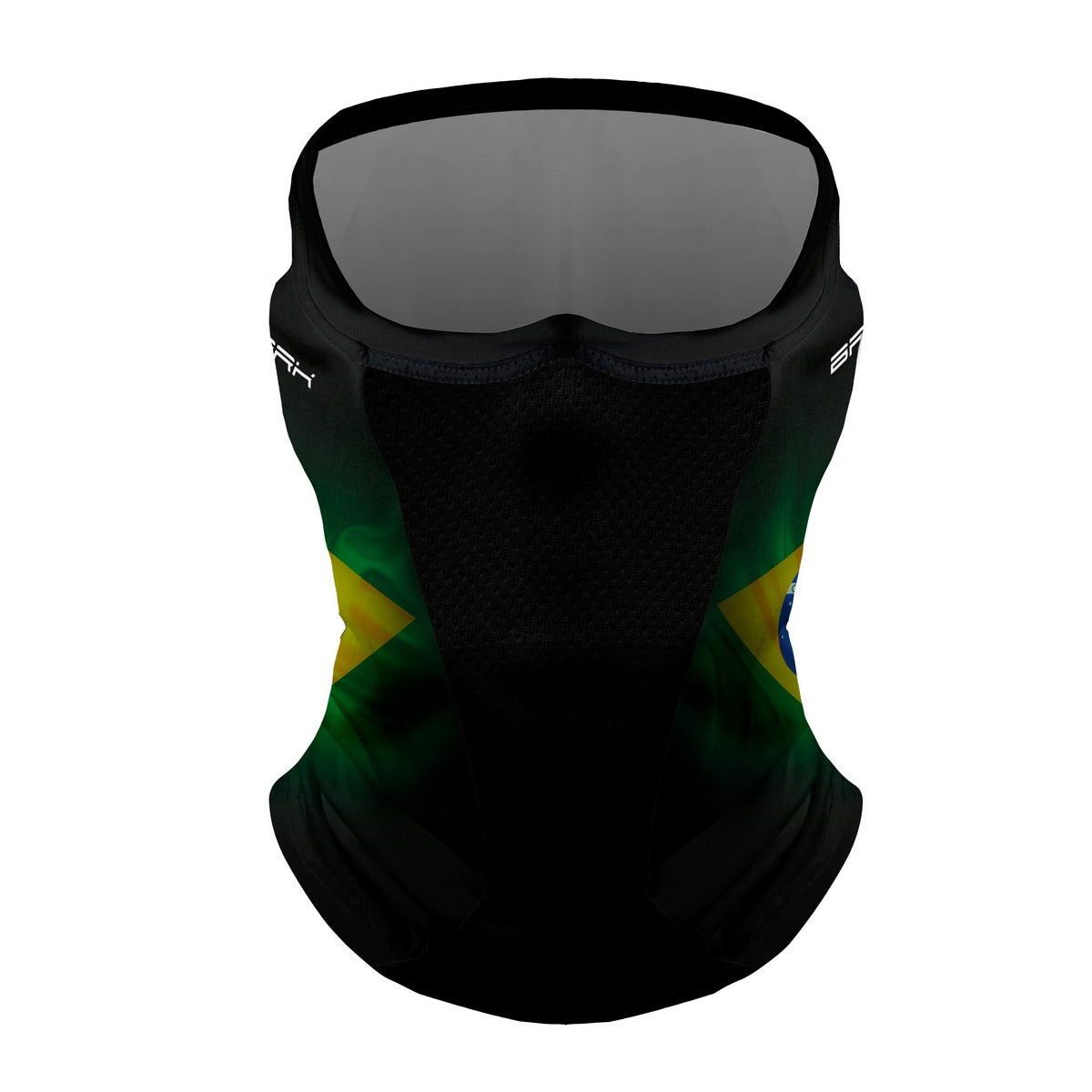 Bandana Black Mask Brk Brasil Neon Preta com Proteção UV50+