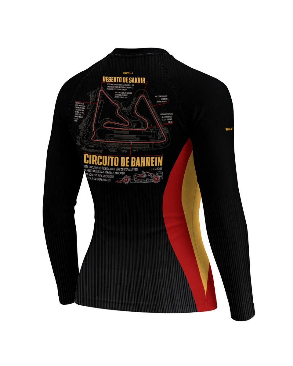 Camisa Segunda Pele Brk Fórmula 1 Circuito do Bahrein com UV50+