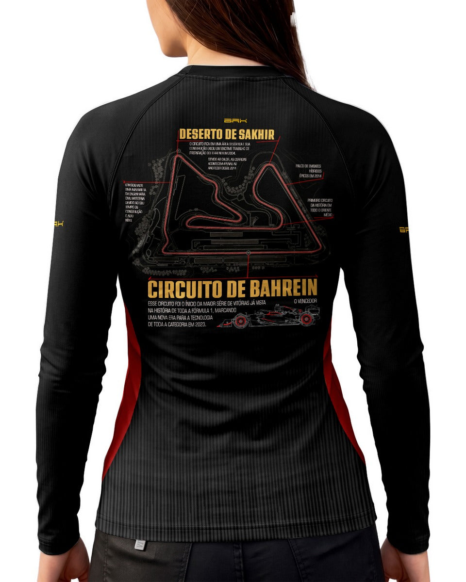 Camisa Segunda Pele Brk Fórmula 1 Circuito do Bahrein com UV50+