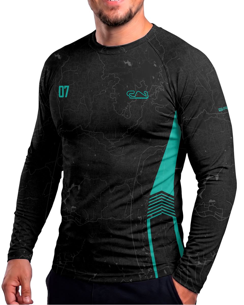 Camisa Segunda Pele Brk Fórmula 1 Barcelona com UV50+