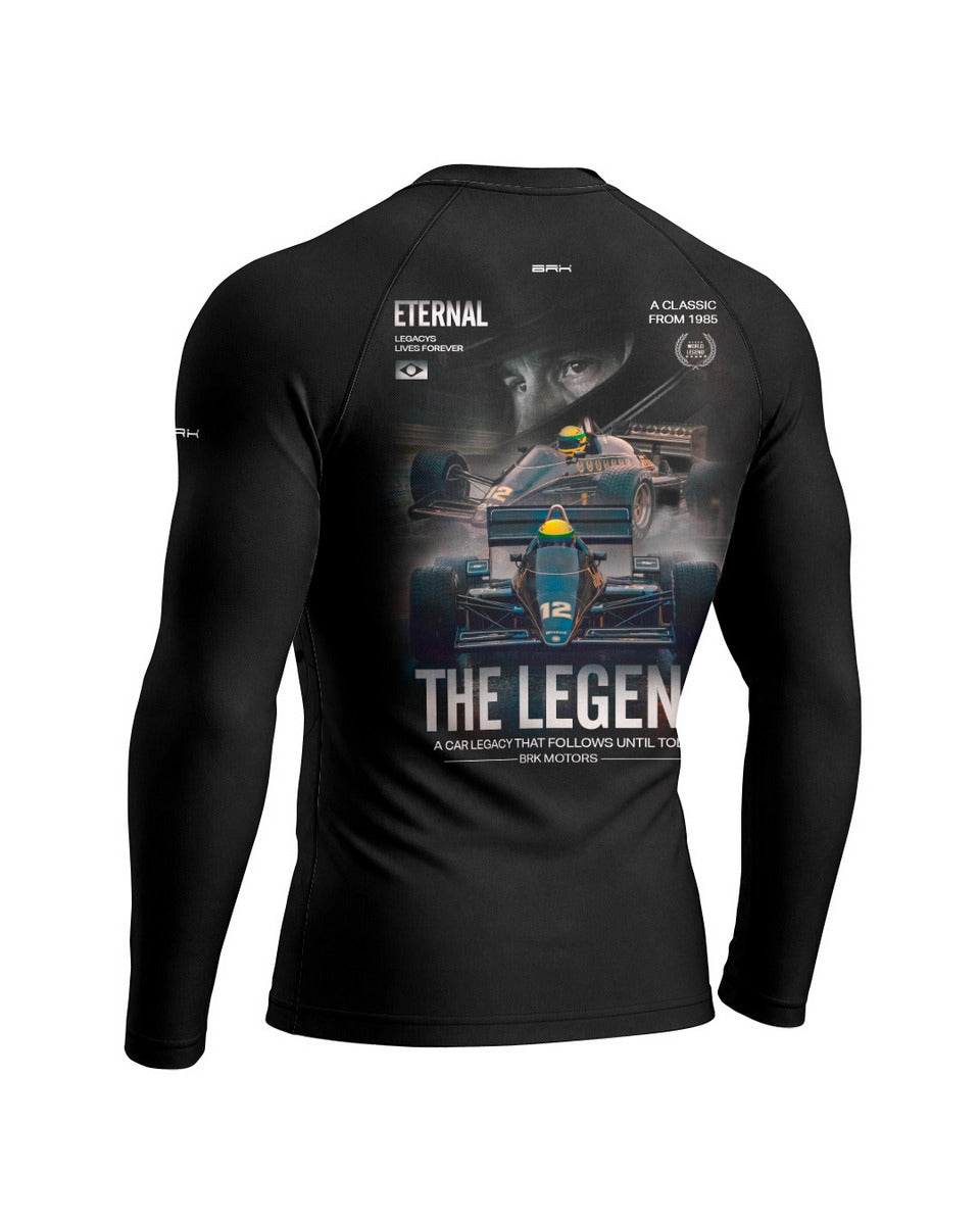 Camisa Segunda Pele Brk 97 Senna a Lenda com UV50+