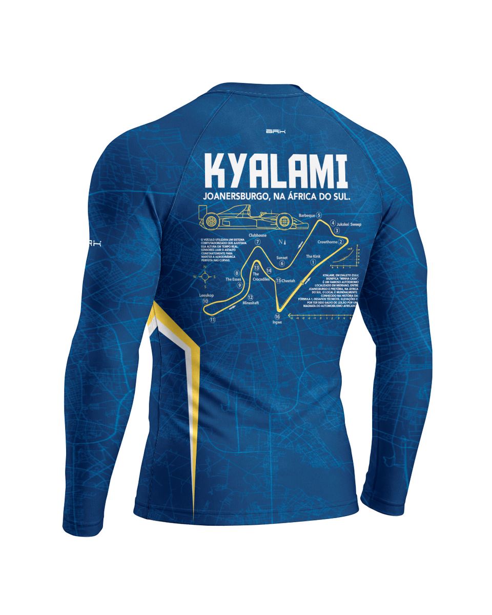 Camisa Segunda Pele Brk Fórmula 1 FW14B com UV50+