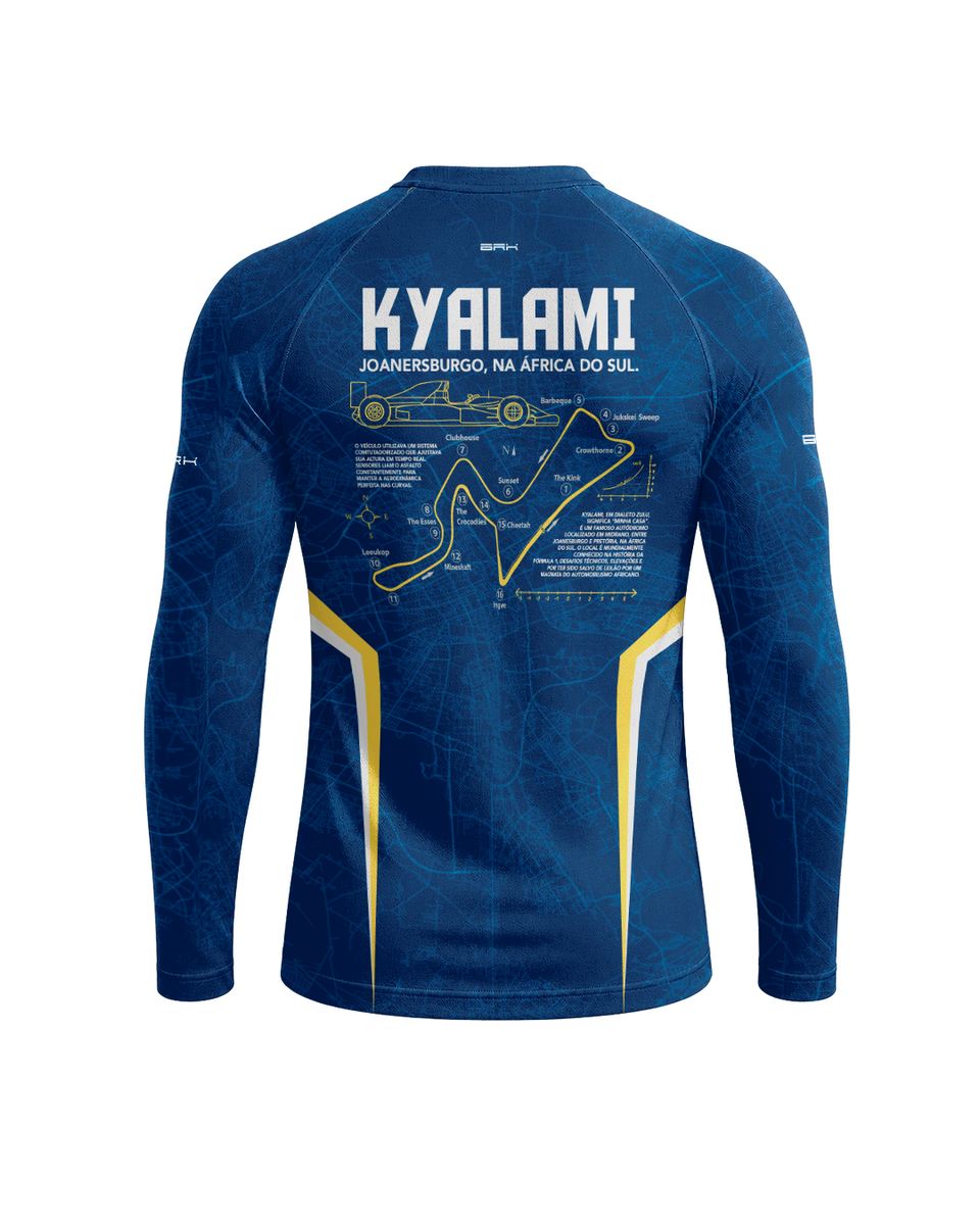 Camisa Segunda Pele Brk Fórmula 1 FW14B com UV50+