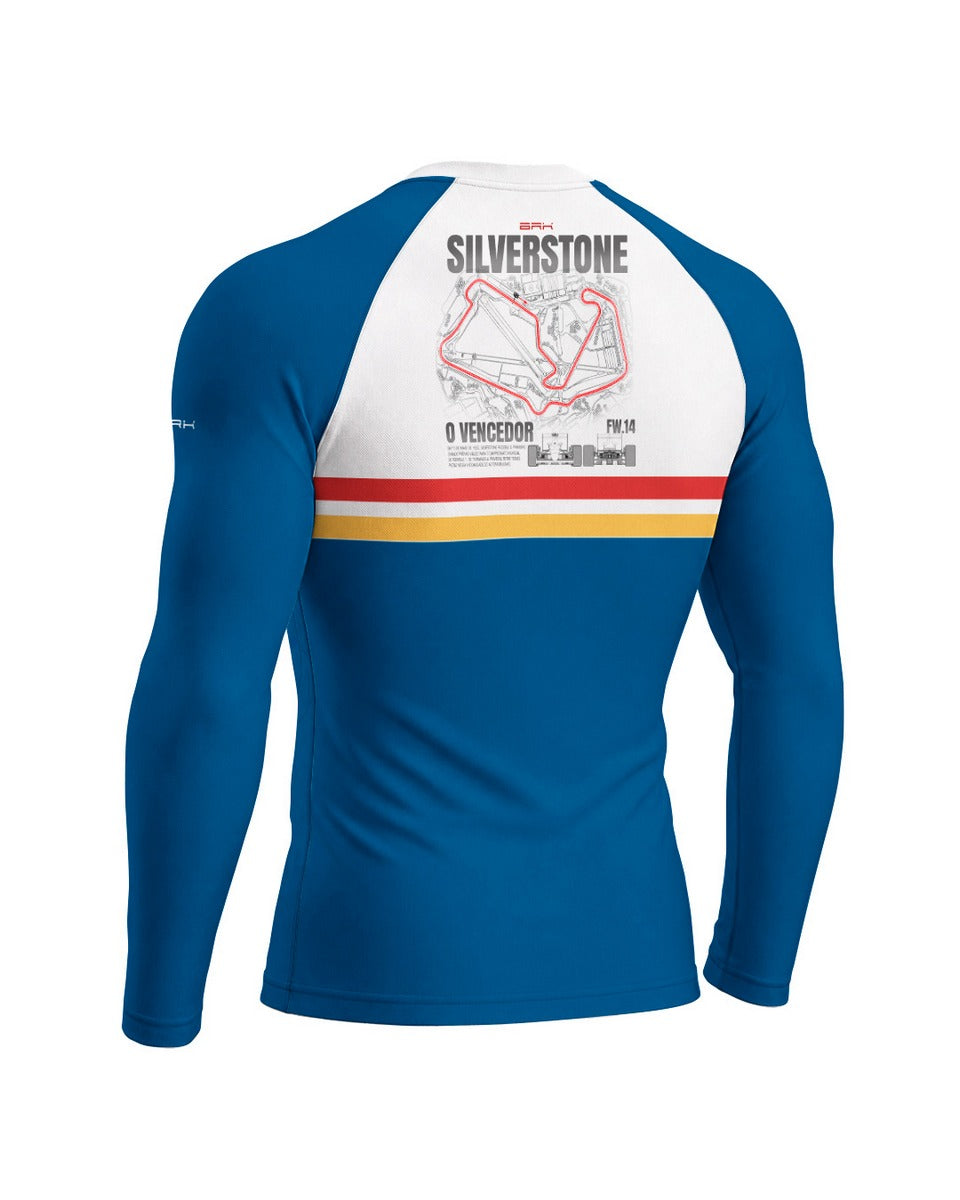 Camisa Segunda Pele Brk Fórmula 1 FW14B Silverstone com UV50+