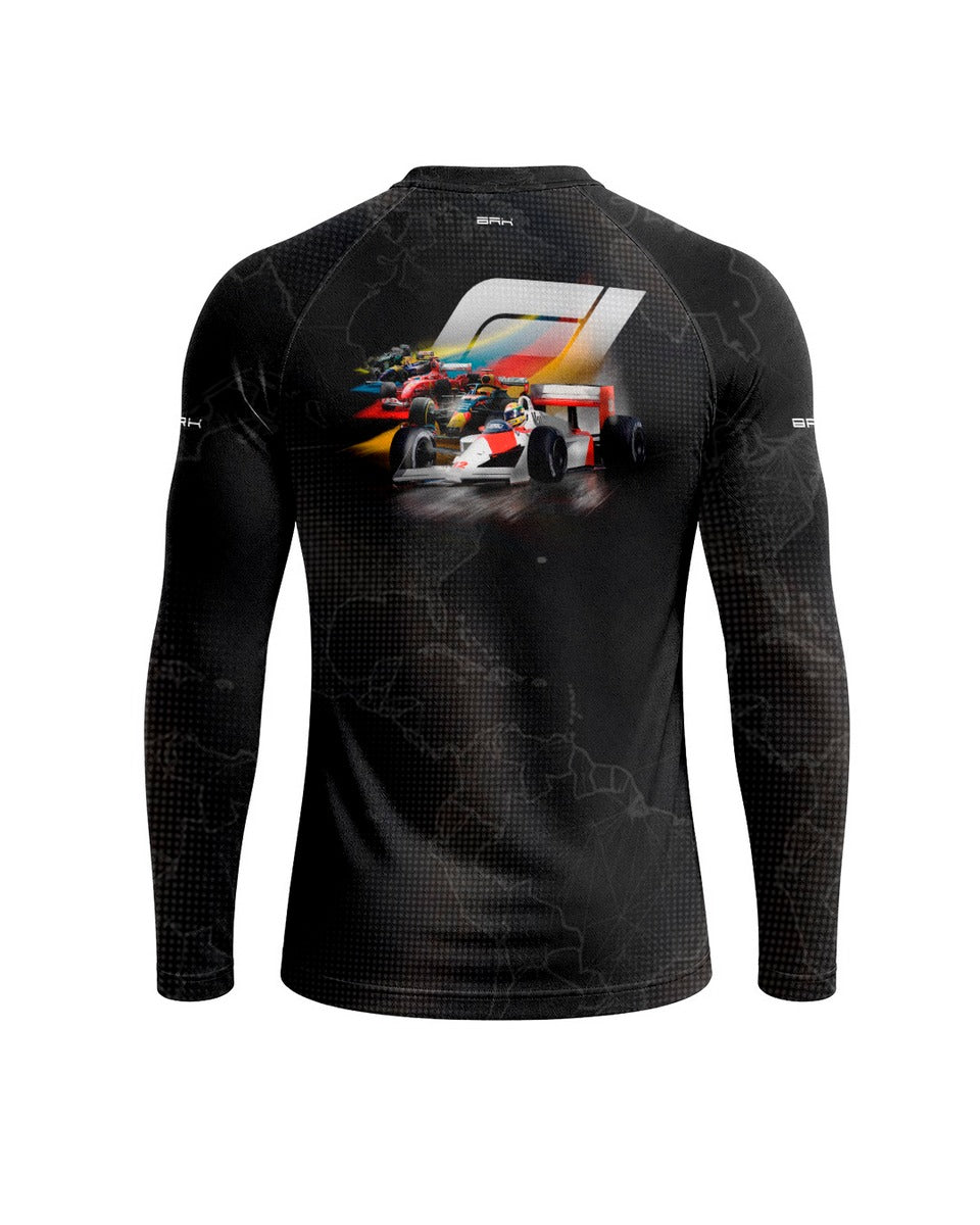 Camisa Segunda Pele Brk Fórmula 1 Lendas de Todas as Eras com UV50+