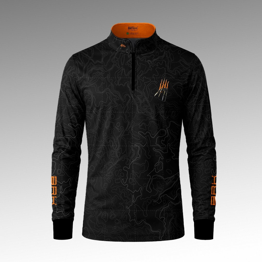 Camisa Halloween It’s Closer Black and Orange com Proteção UV50+
