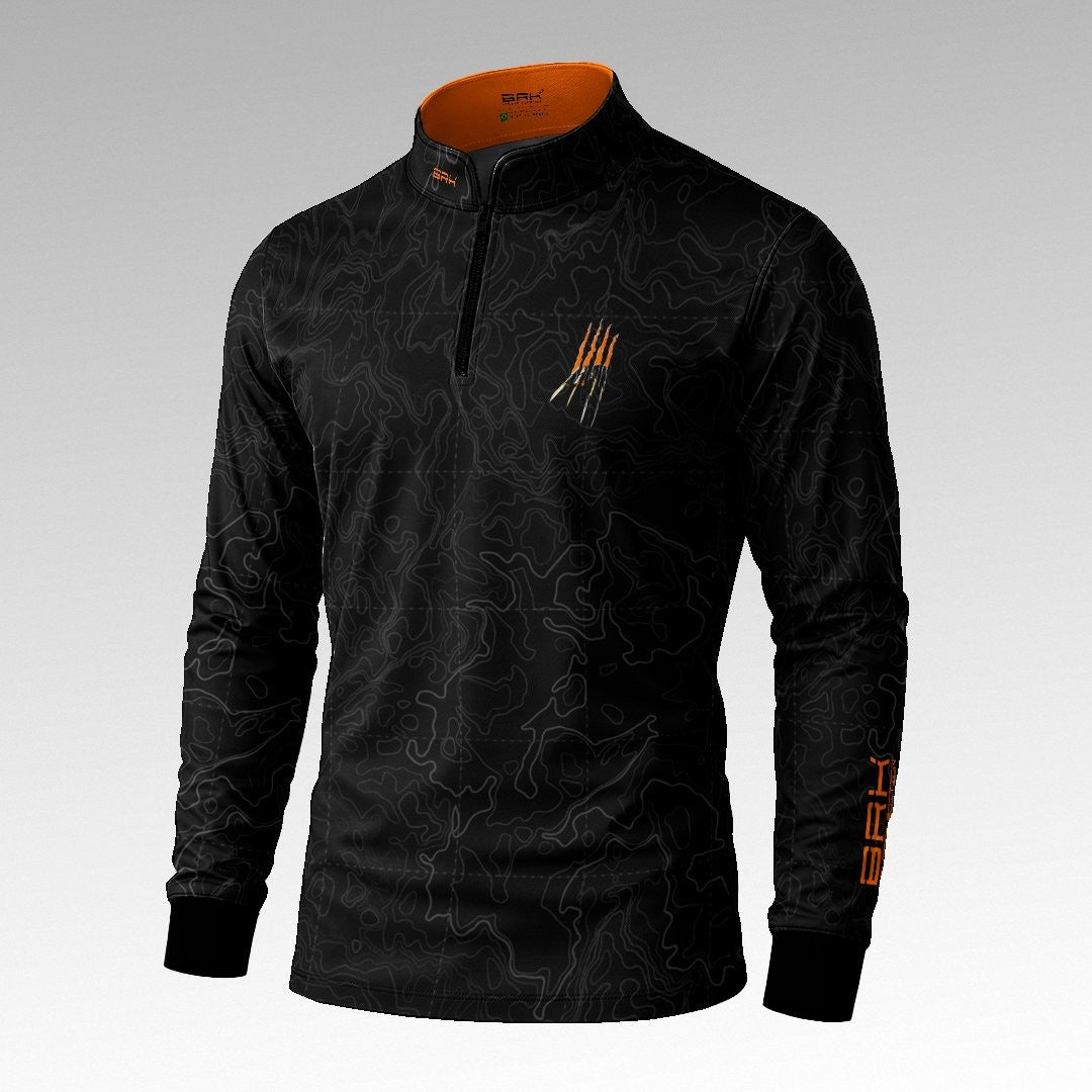 Camisa Halloween It’s Closer Black and Orange com Proteção UV50+