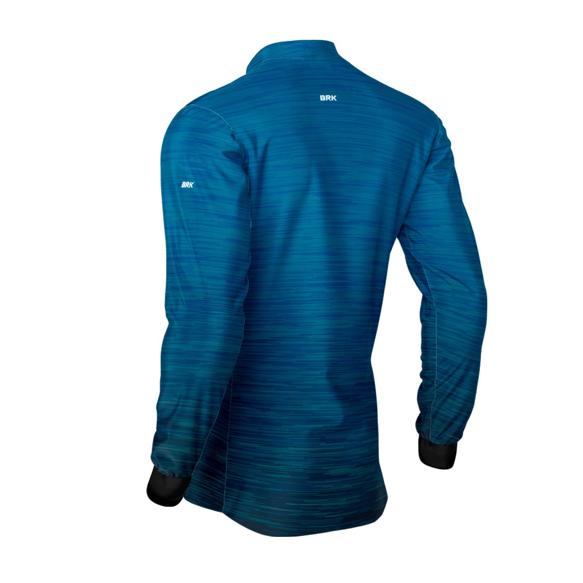 Camisa de Motociclismo Básica Brk Mescla Azul com Proteção Solar UV50+
