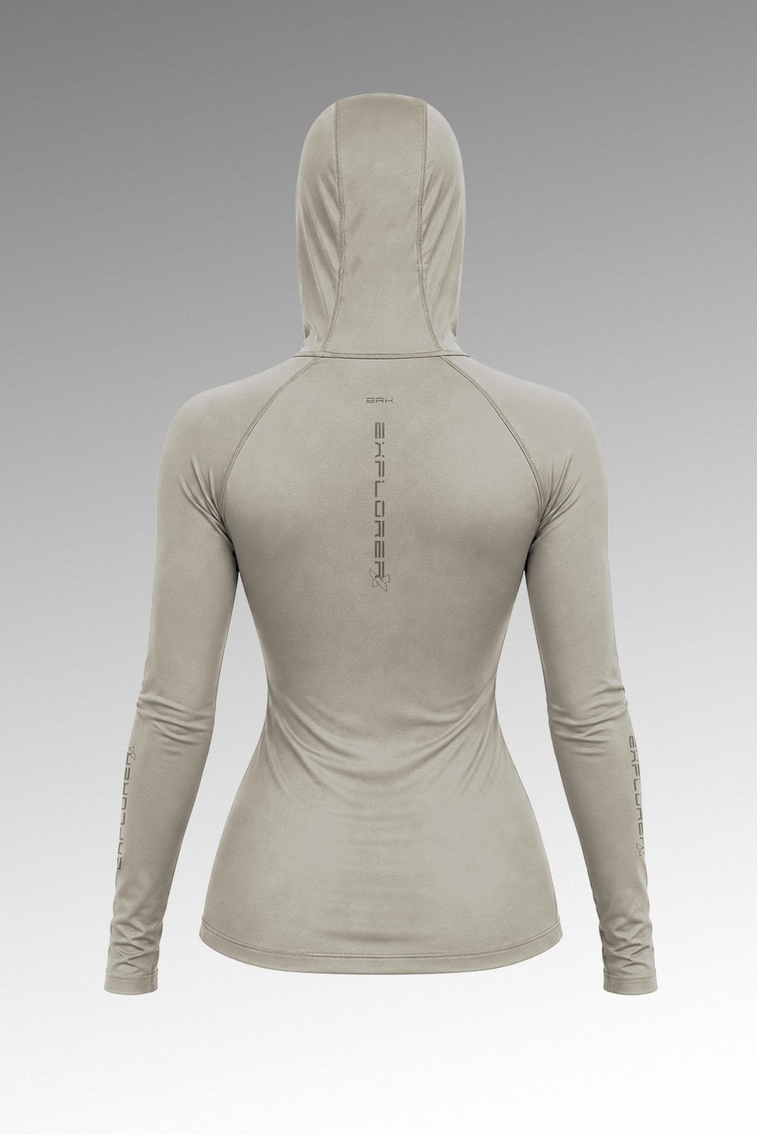 Camisa FusionX Feminina Explorerx Creme Básica Off White com Proteção UV50+