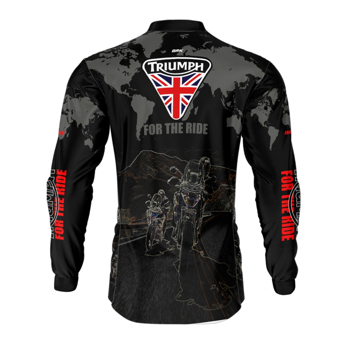 Kit Casal Camisas UV50 Triumph Tiger for the Ride com Proteção UV50
