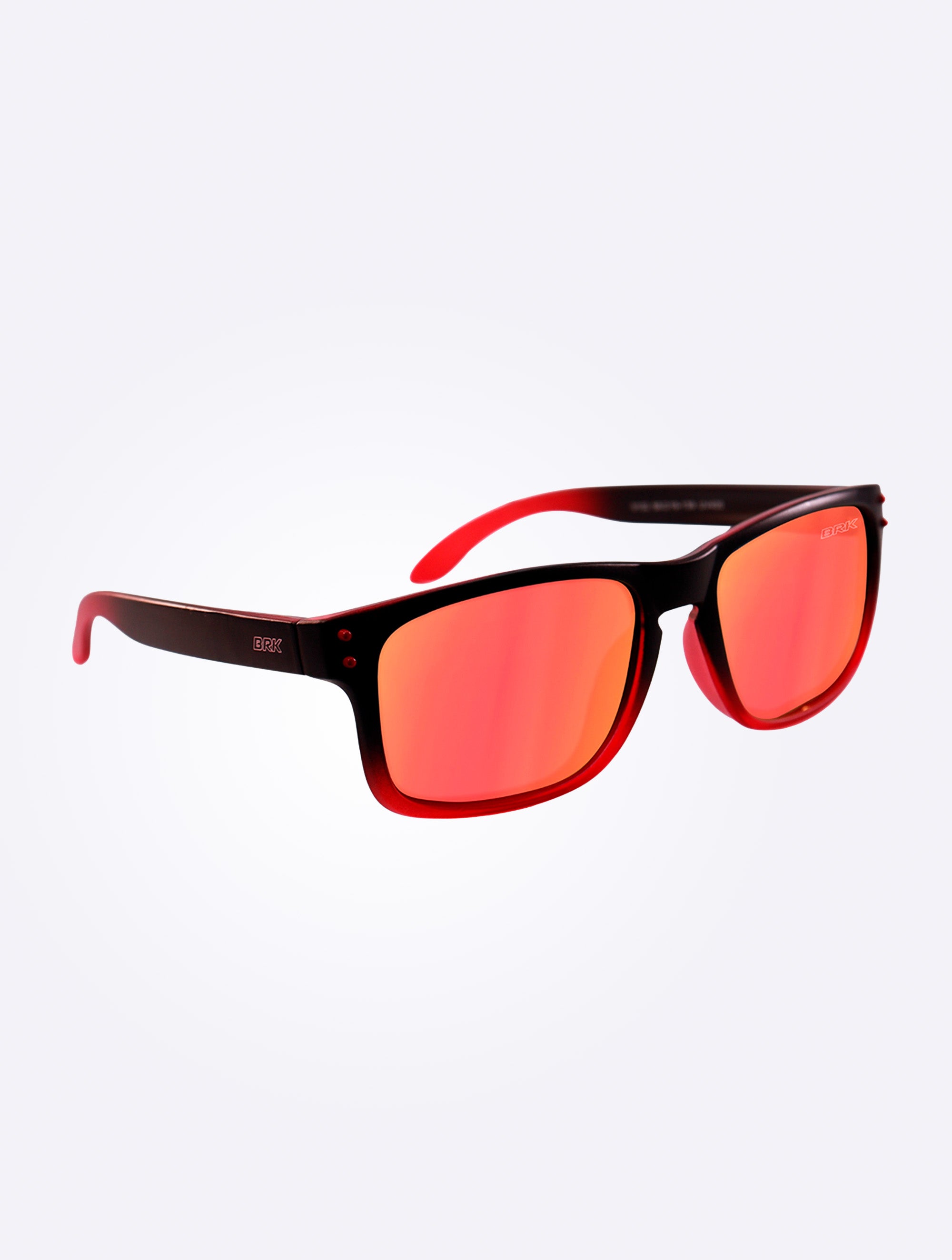 Óculos de Sol BRK Quadrado com Lente Polarizada Vermelho