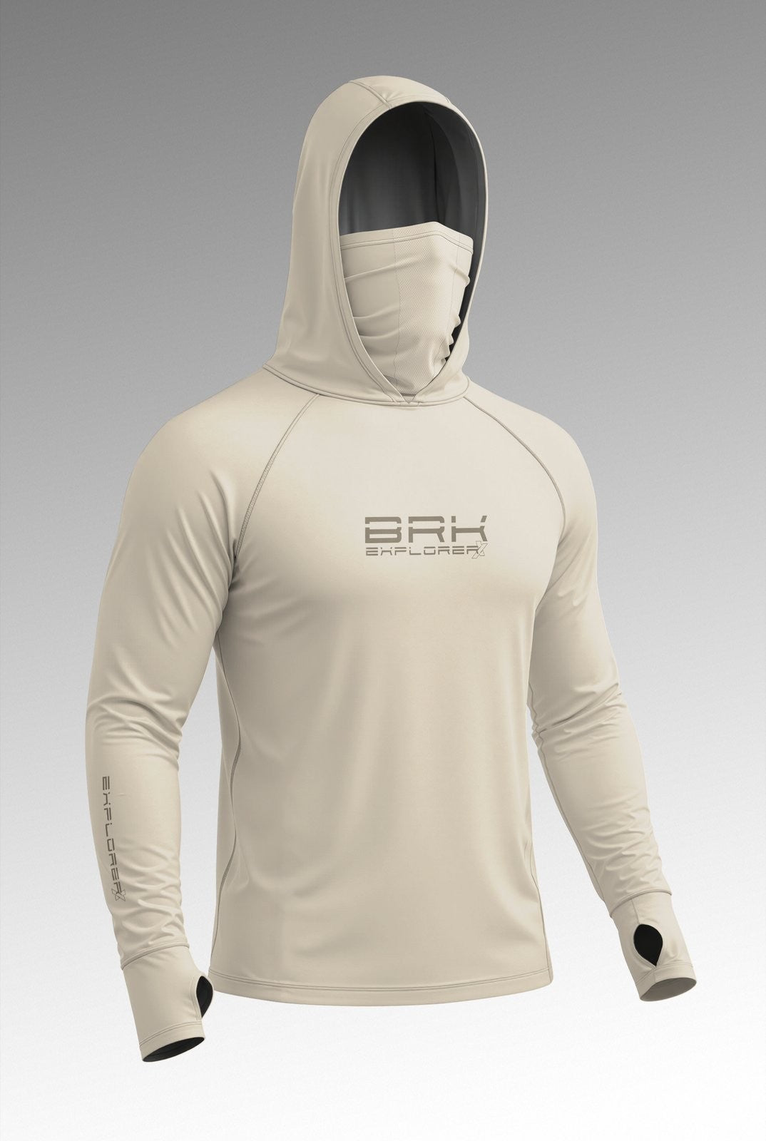 Camisa FusionX Explorerx Creme Básica Off White com Proteção UV50+