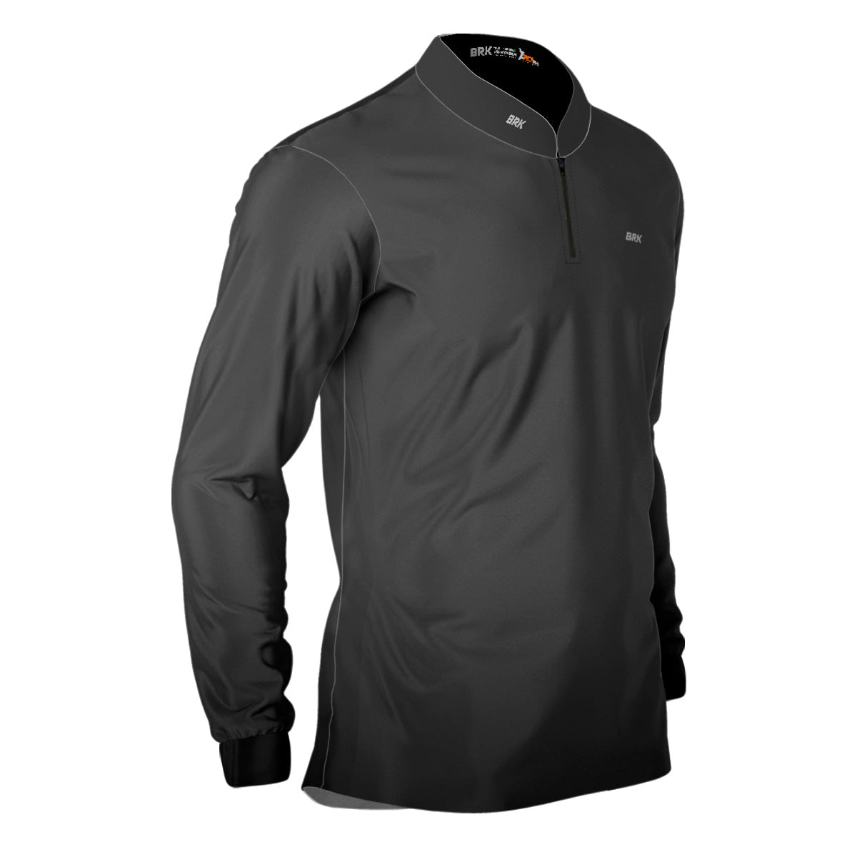 Camisa Motociclismo Brk Unissex Basic Cinza com Proteção Solar UV50+