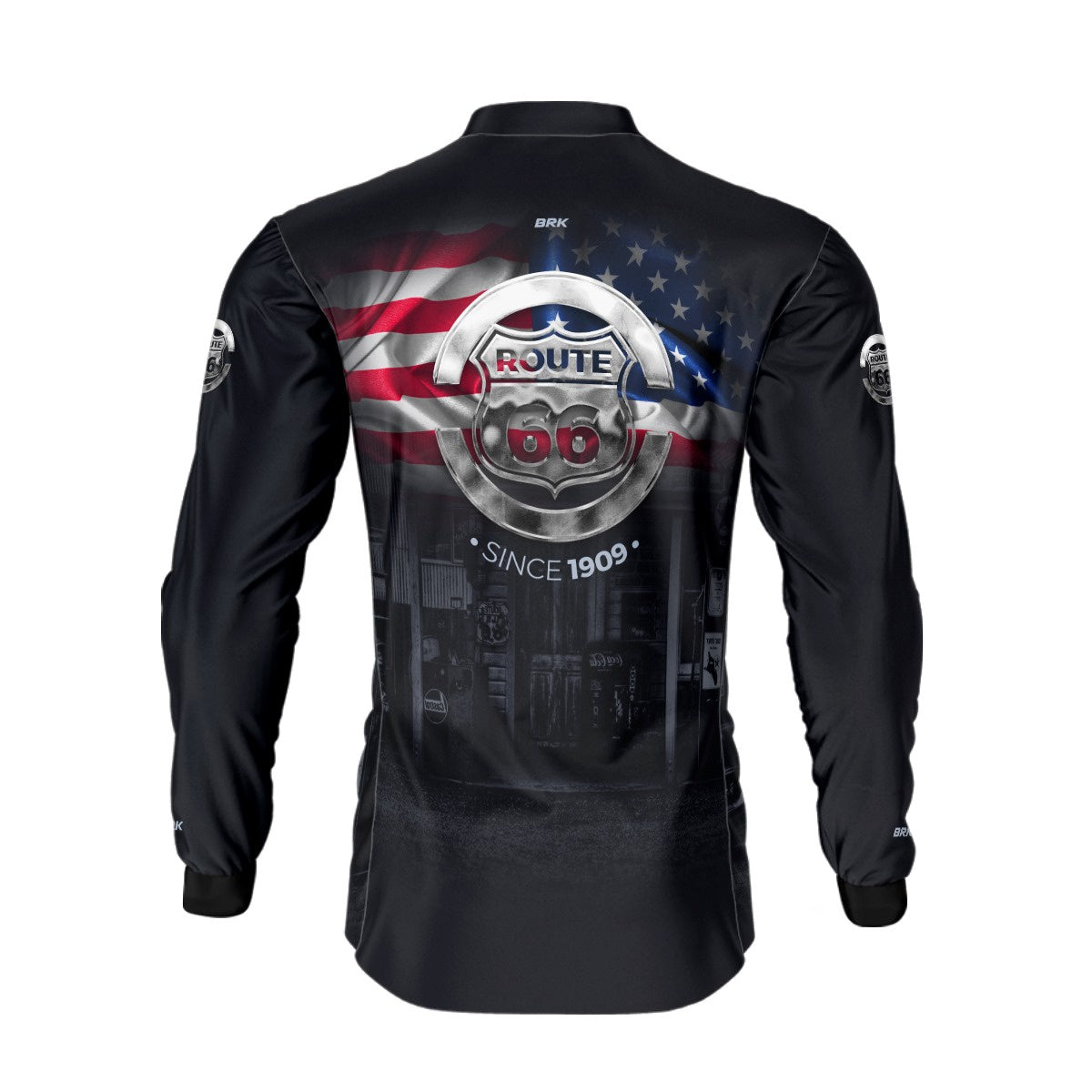 Camisa Brk Route 66 Vintage com UV50 Envio Imediato