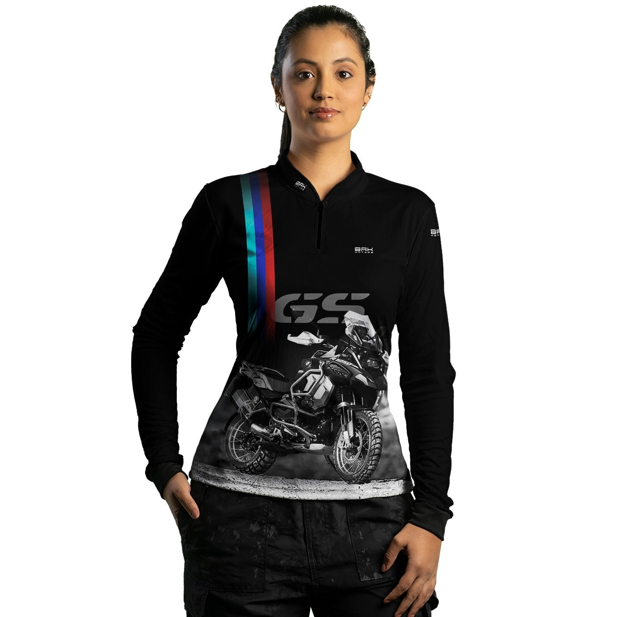 Camisa de Motociclismo Feminina Brk GS Adventure com Proteção Solar UV50+