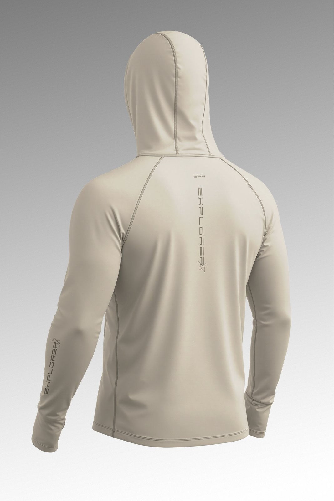 Camisa FusionX Explorerx Creme Básica Off White com Proteção UV50+