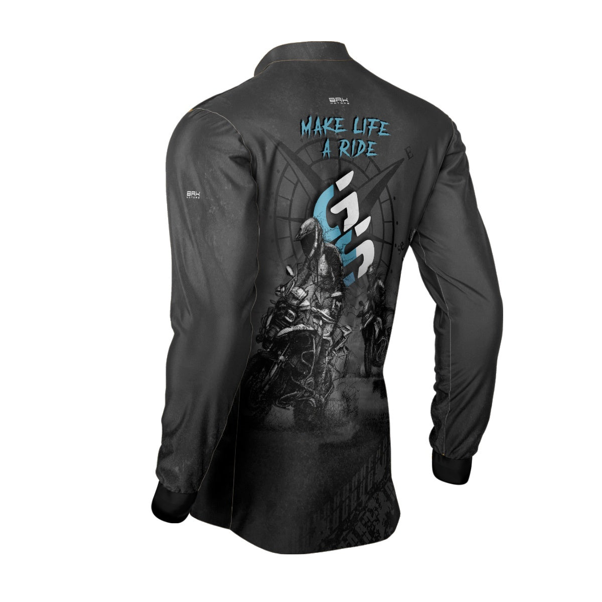 Camisa de Motociclismo Brk GS Life A Ride com Proteção Solar UV50+
