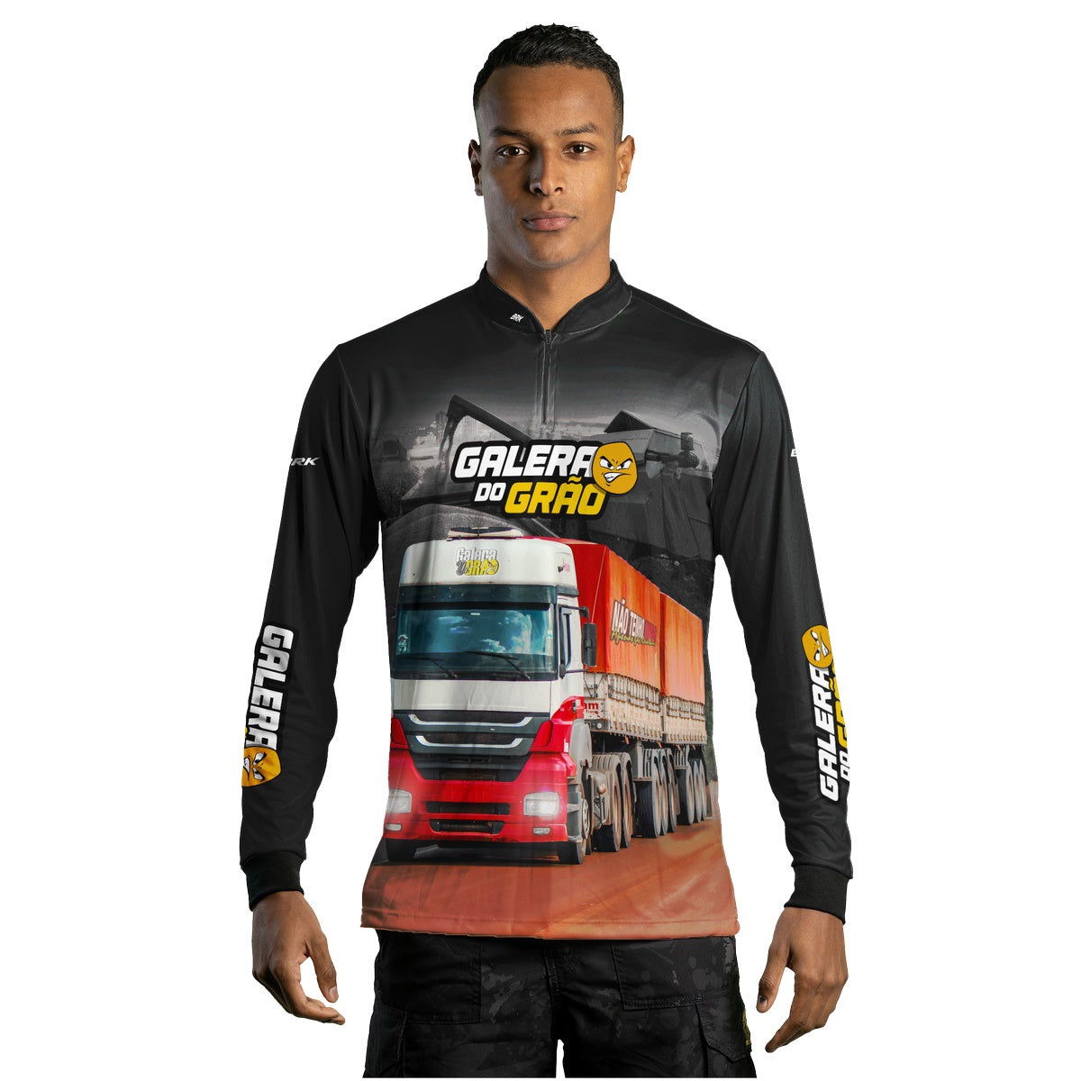Camisa de Caminhão Brk Galera Do Grão com UV50+