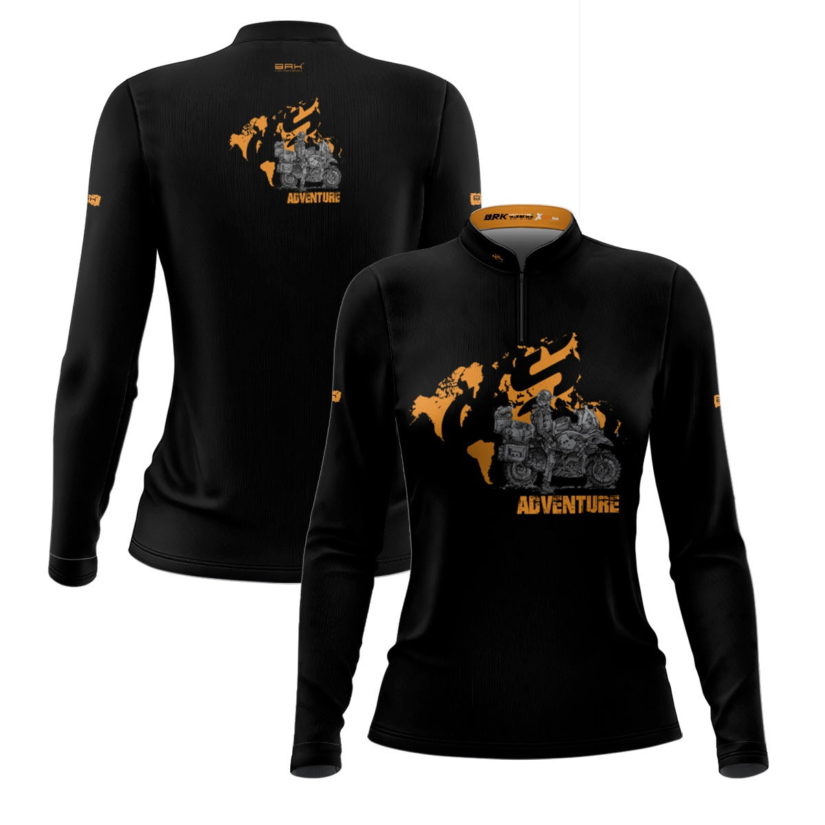 Camisa de Motociclismo Feminina Brk GS Big Trail Adventure Com Proteção Solar UV50+