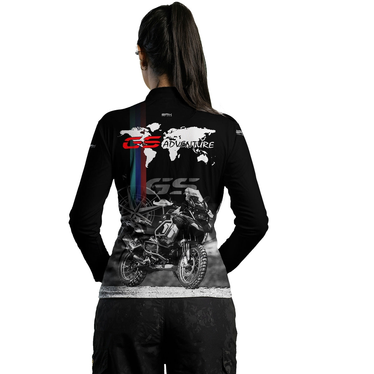 Camisa de Motociclismo Feminina Brk GS Adventure com Proteção Solar UV50+