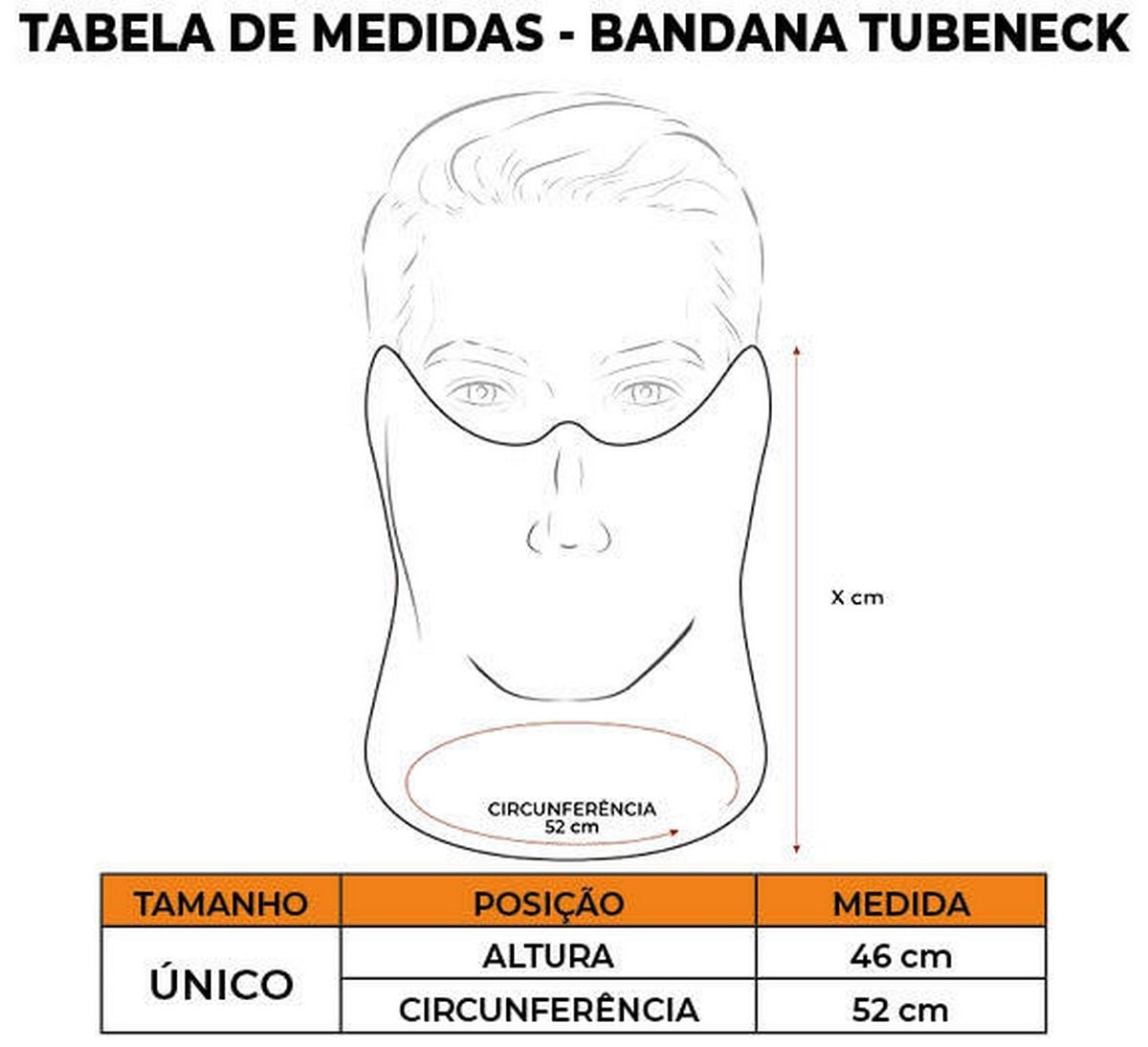 Bandana para Pescoço Brk Azul GS Performance com Proteção UV50