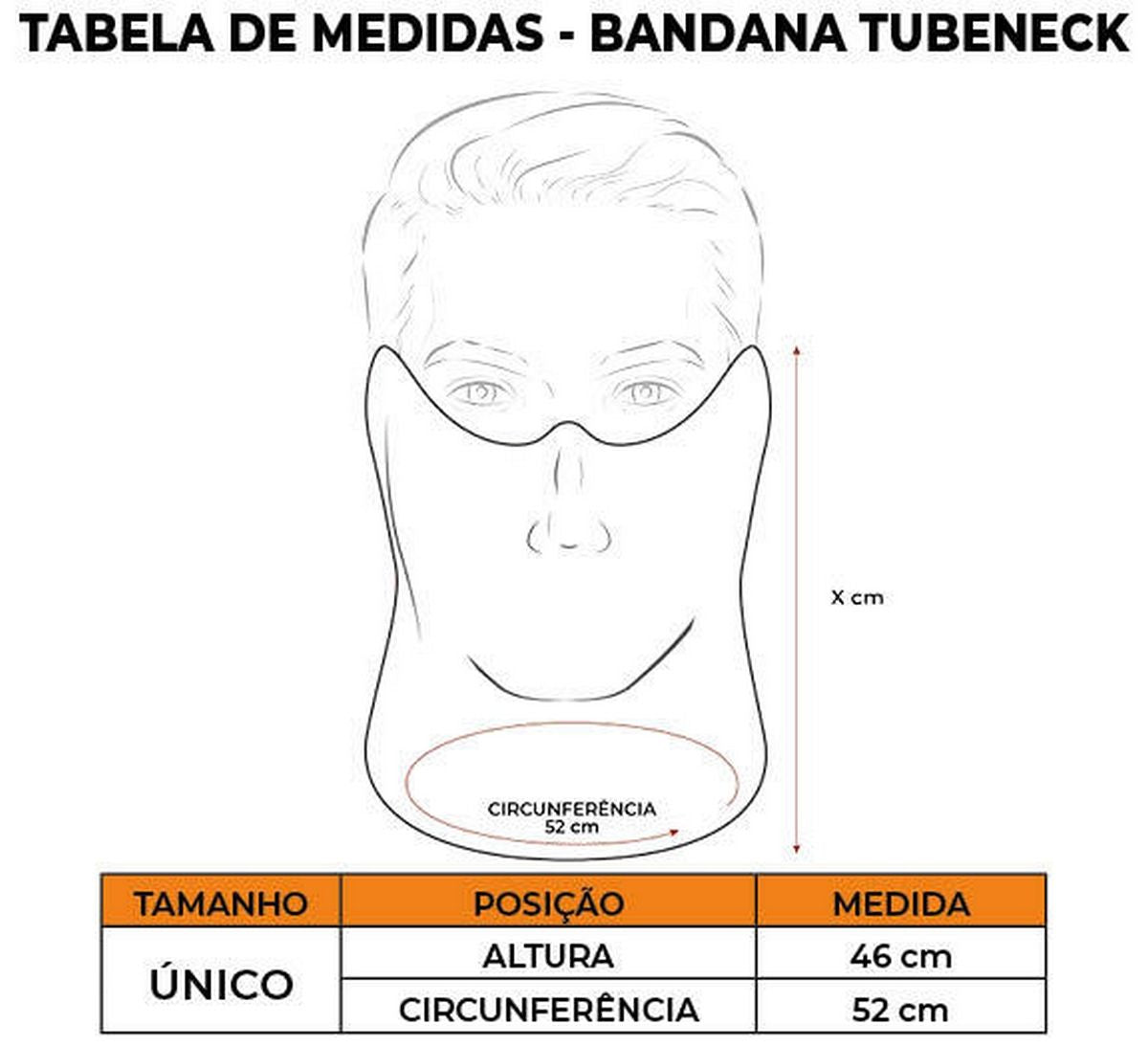 Bandana para Pescoço Yellow BRK com Proteção UV50+