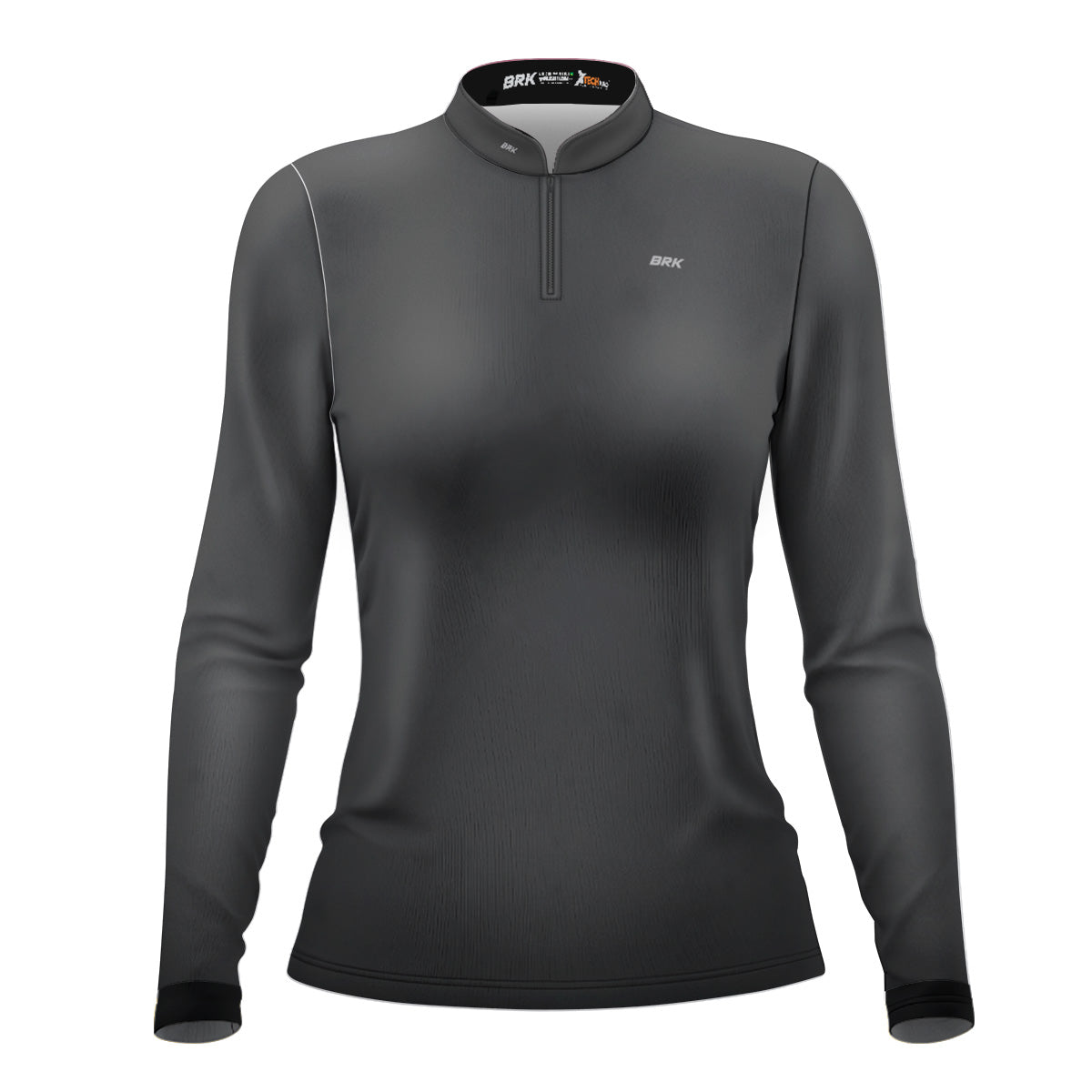 Camisa Feminina Brk Unissex Basic Cinza com Proteção Solar UV50+