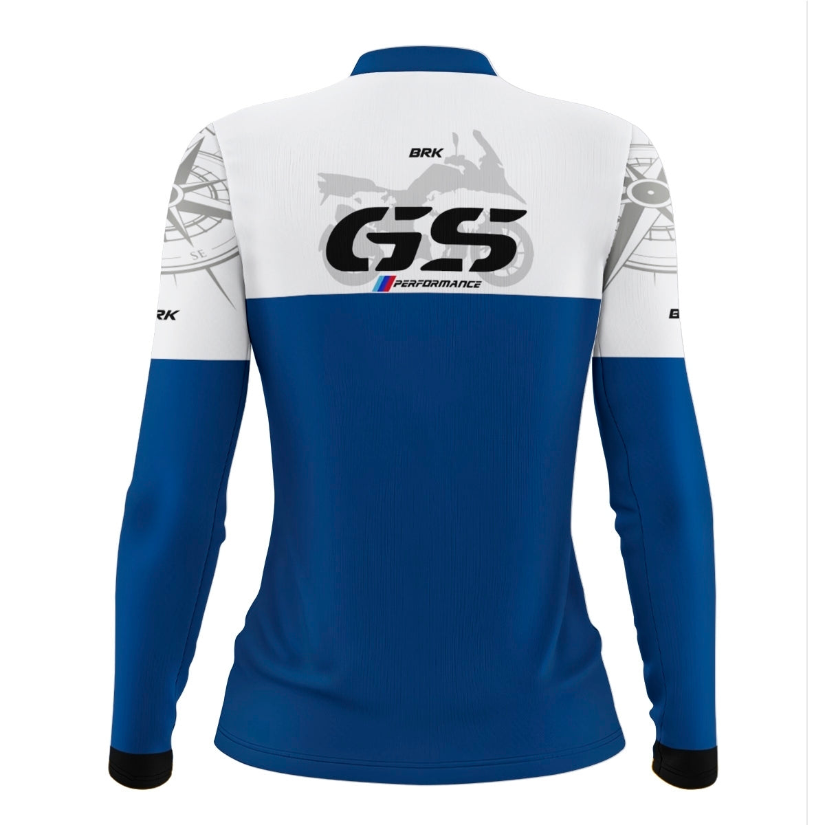 Kit Casal Camisas UV50 GS BMW Performance Azul com Proteção UV50