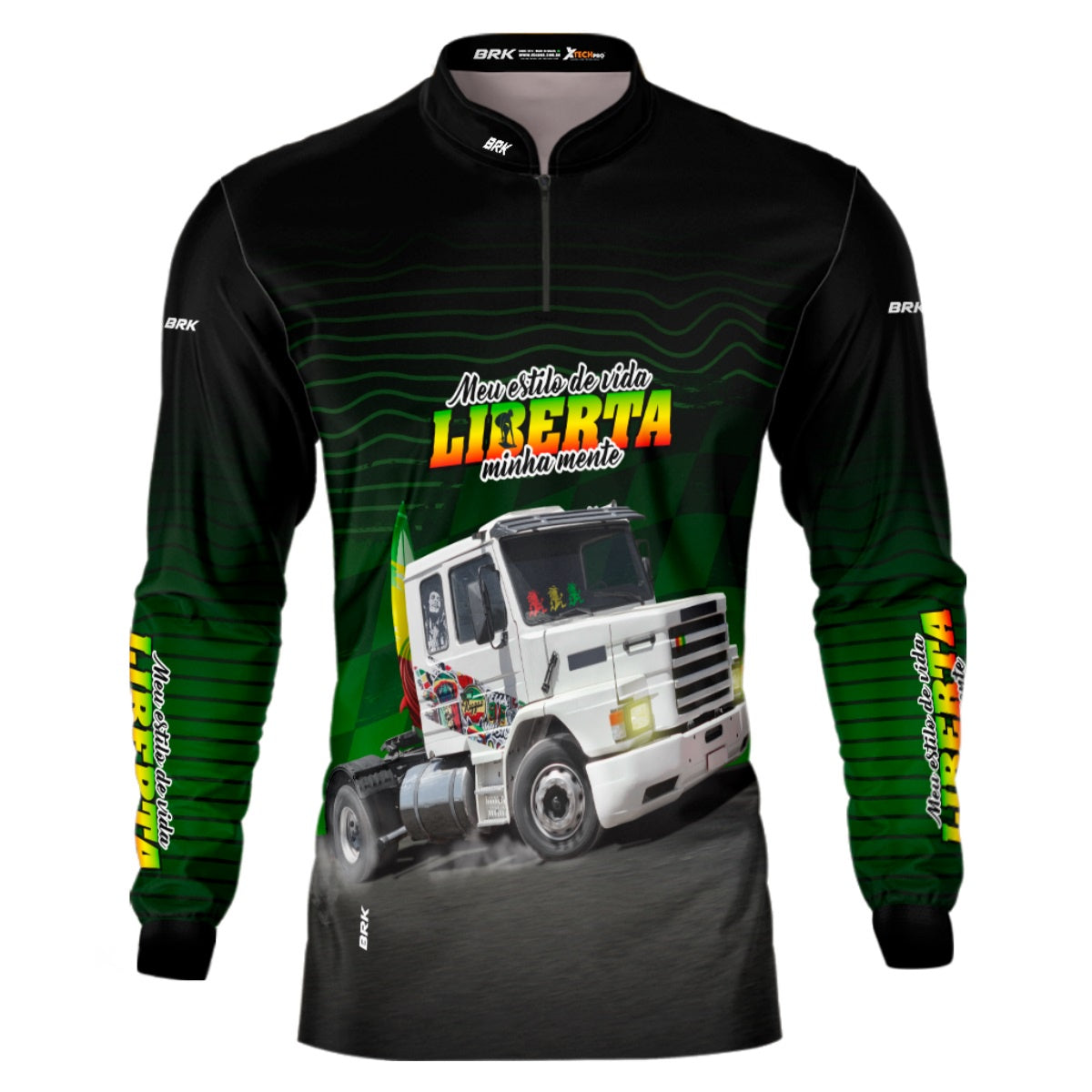Camisa de Caminhão Brk Meu Estilo de Vida com UV50+