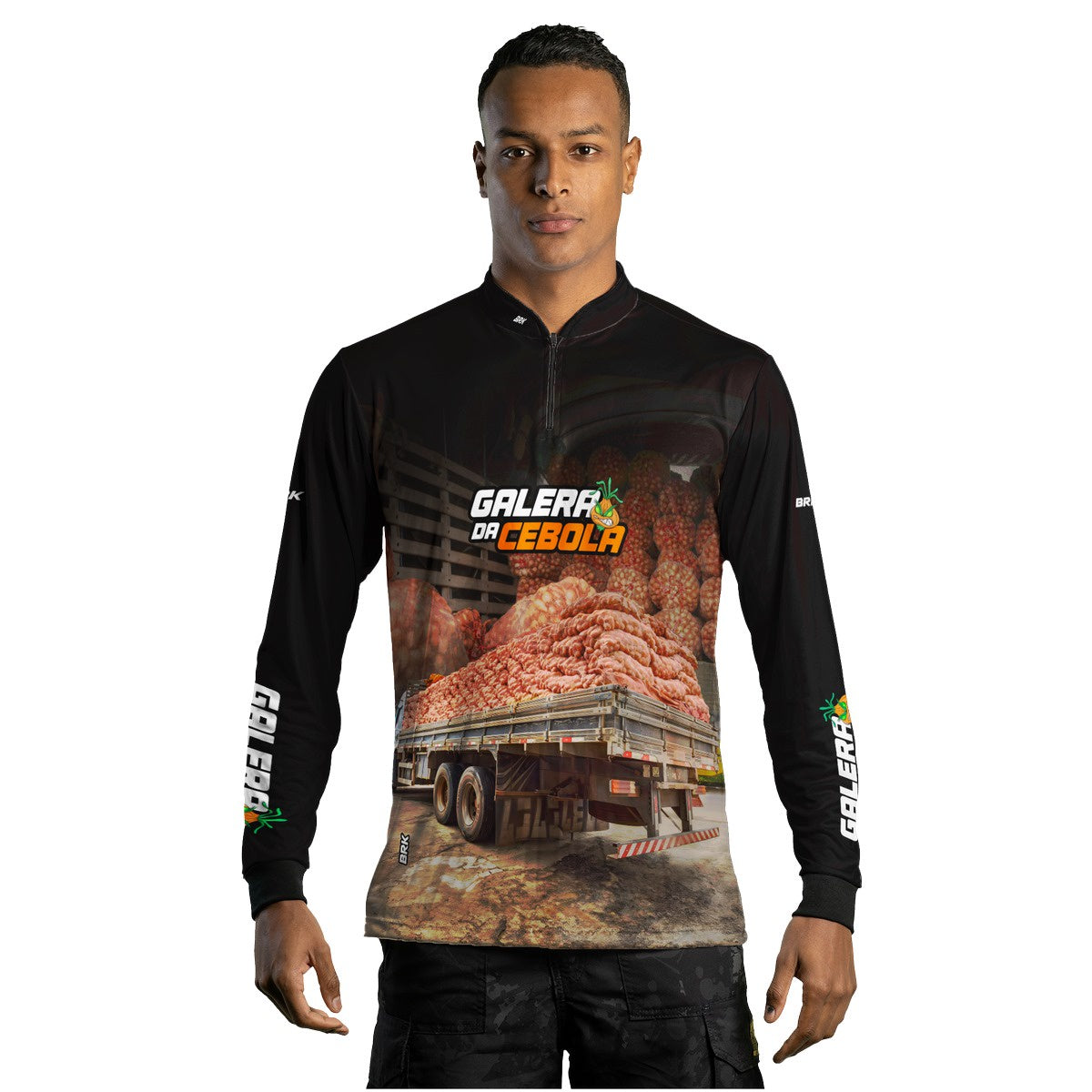 Camisa de Caminhão Brk Galera da Cebola com Proteção Solar UV50+