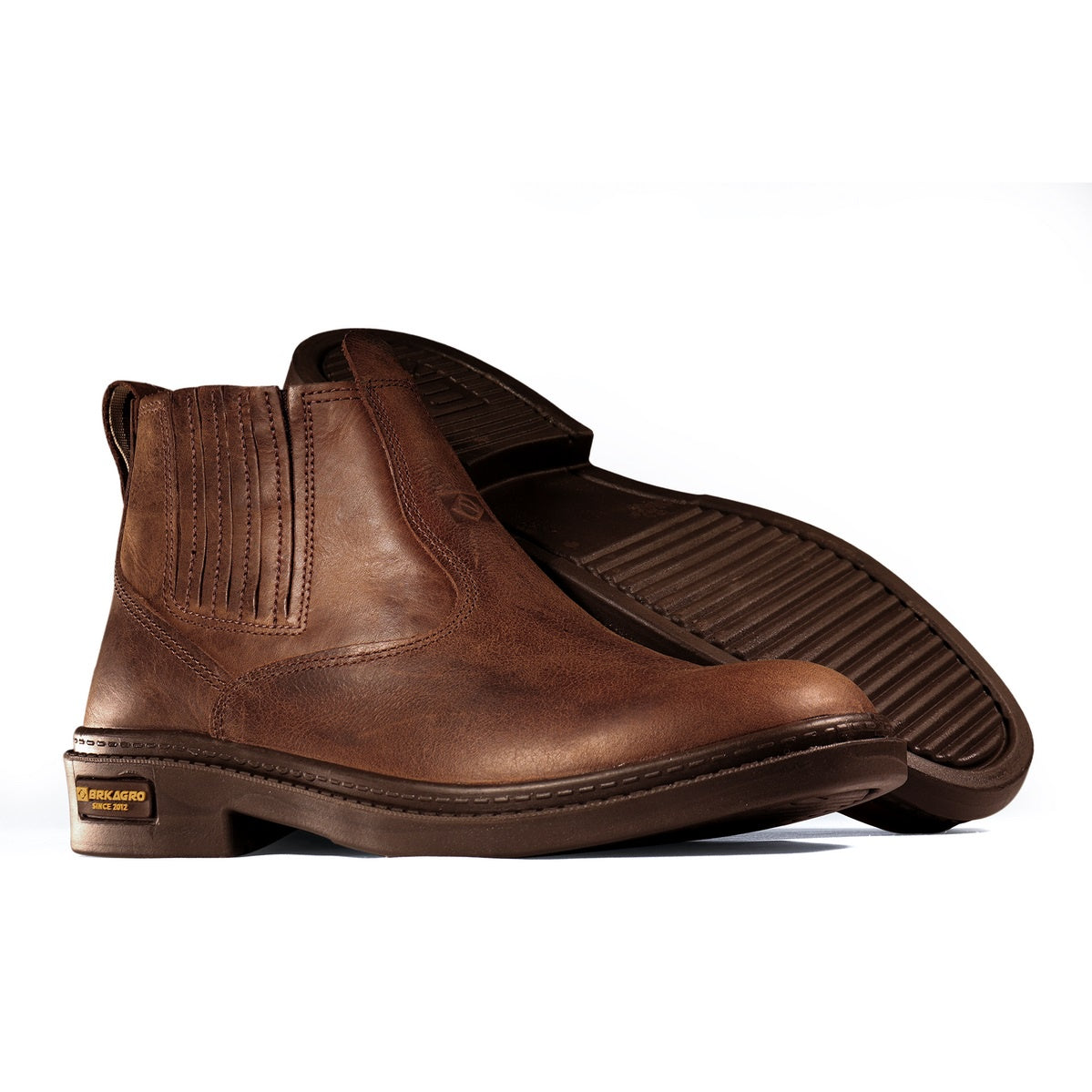 Botina de Couro Brk Texas Brown