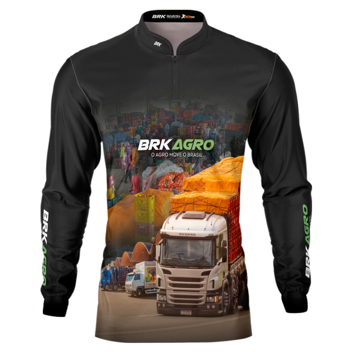 Camisa Agro Brk Ceasa Caminhão com Proteção Solar UV50+