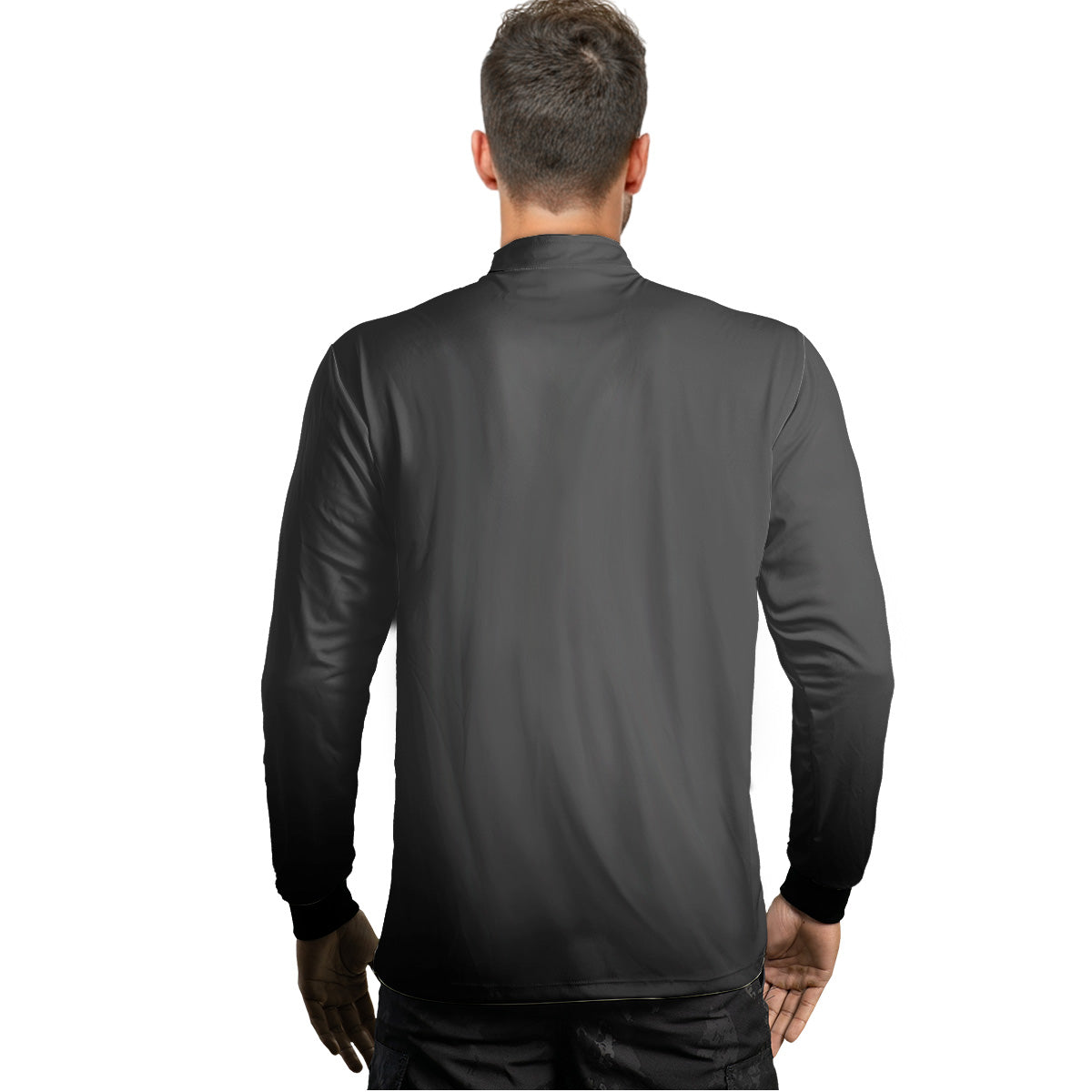 Camisa Motociclismo Brk Unissex Basic Cinza com Proteção Solar UV50+