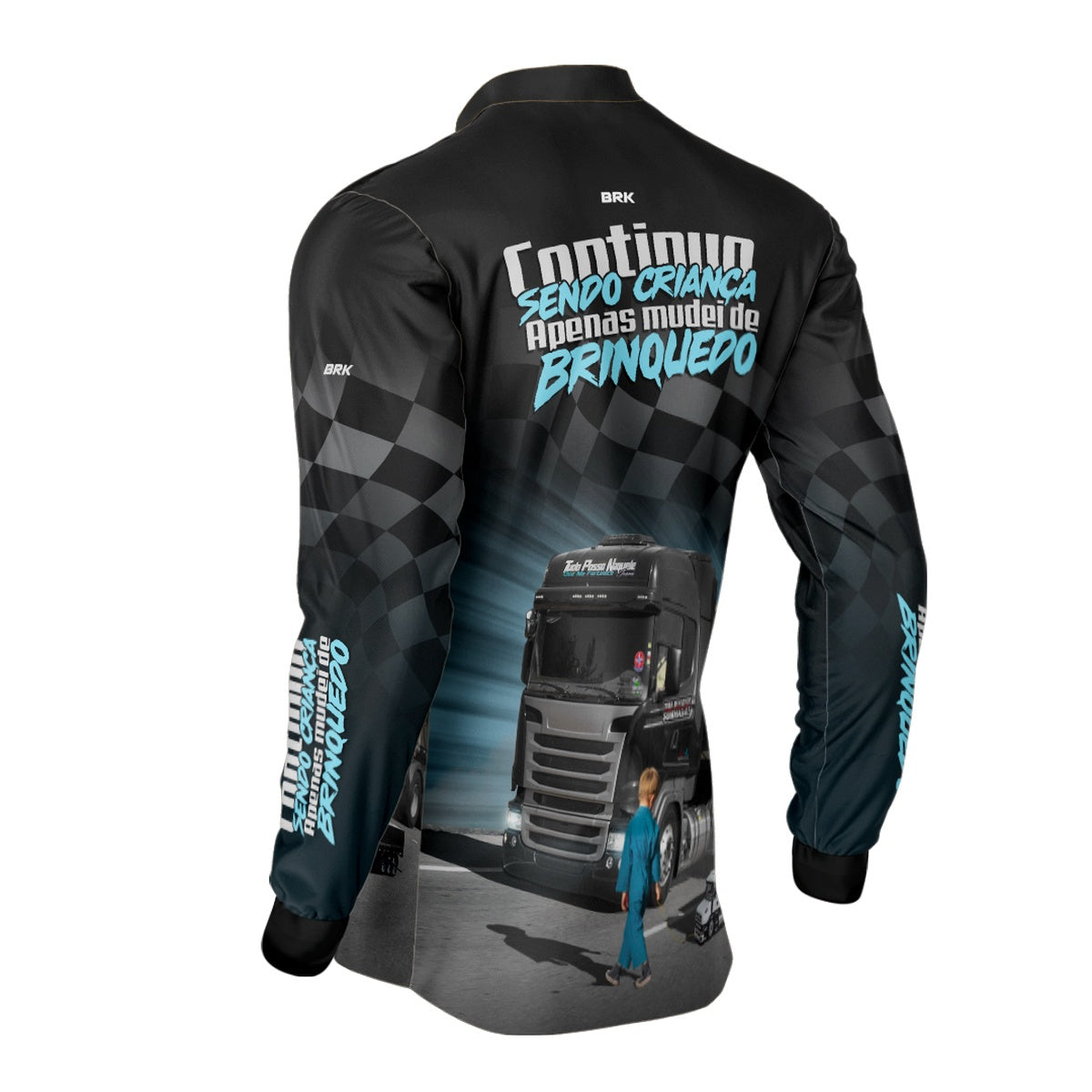 Camisa de Caminhão Brk Continuo Sendo Criança com UV50+