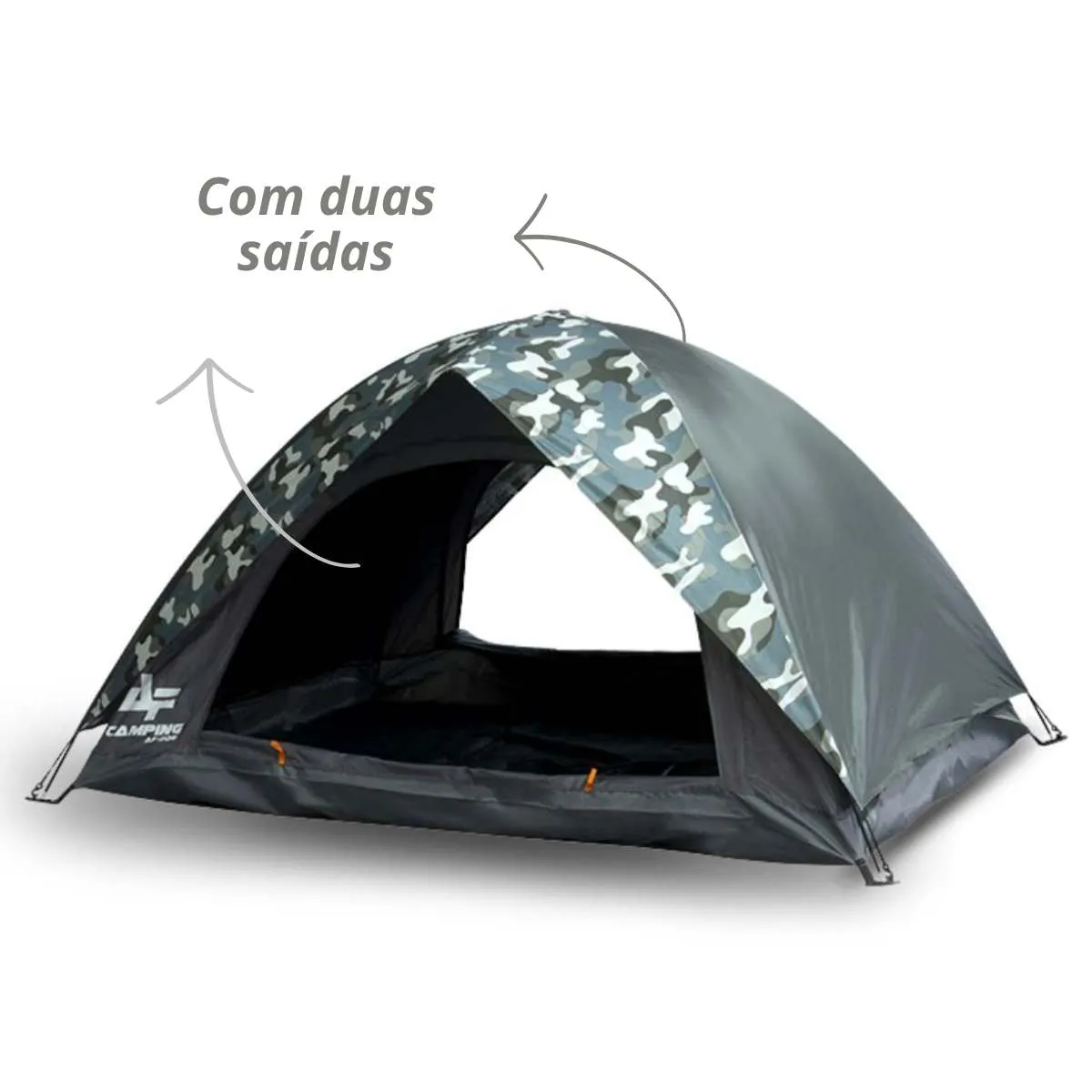 Barraca Albatroz AF-006 Camuflada Verde 02/03 Pessoas