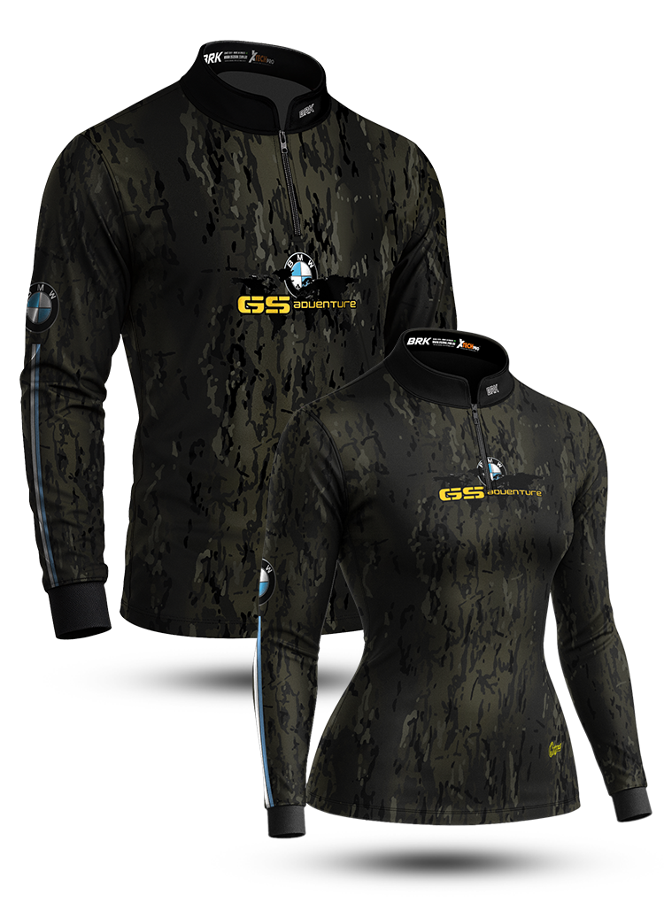 Kit Casal Camisas UV50 GS Adventure com Proteção UV50