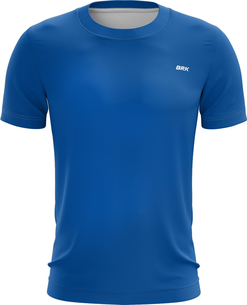 Camiseta Casual Brk Azul Lisa com UV50 Envio Imediato