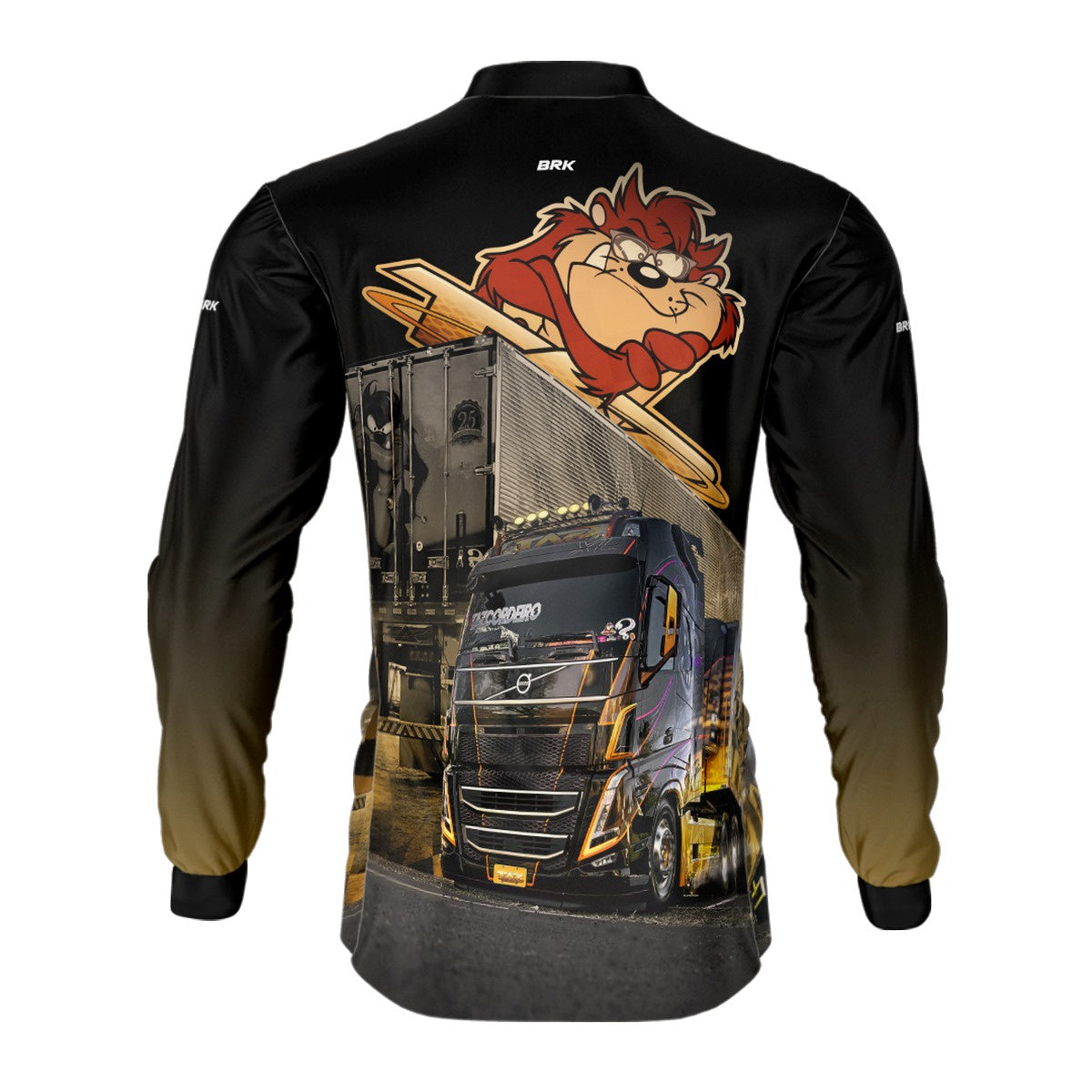 Camisa de Caminhão Brk Caminhão Taz Cordeiro com Proteção Solar UV50+