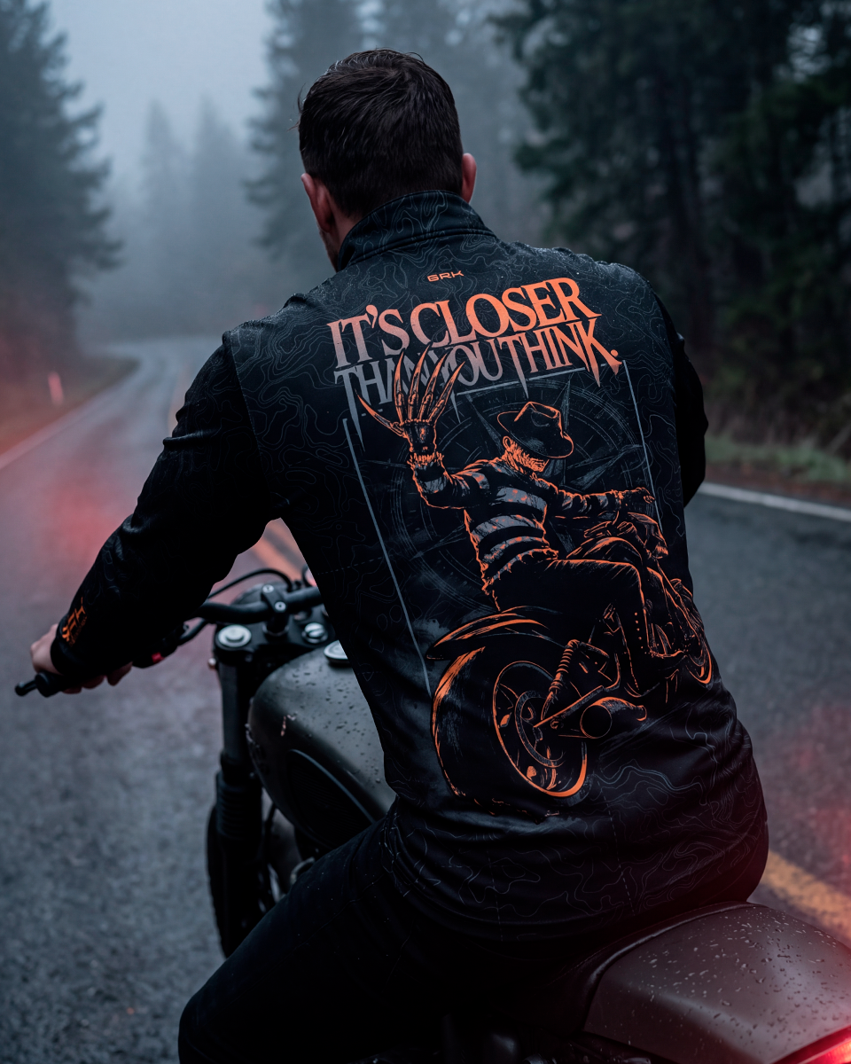 Camisa Halloween It’s Closer Black and Orange com Proteção UV50+