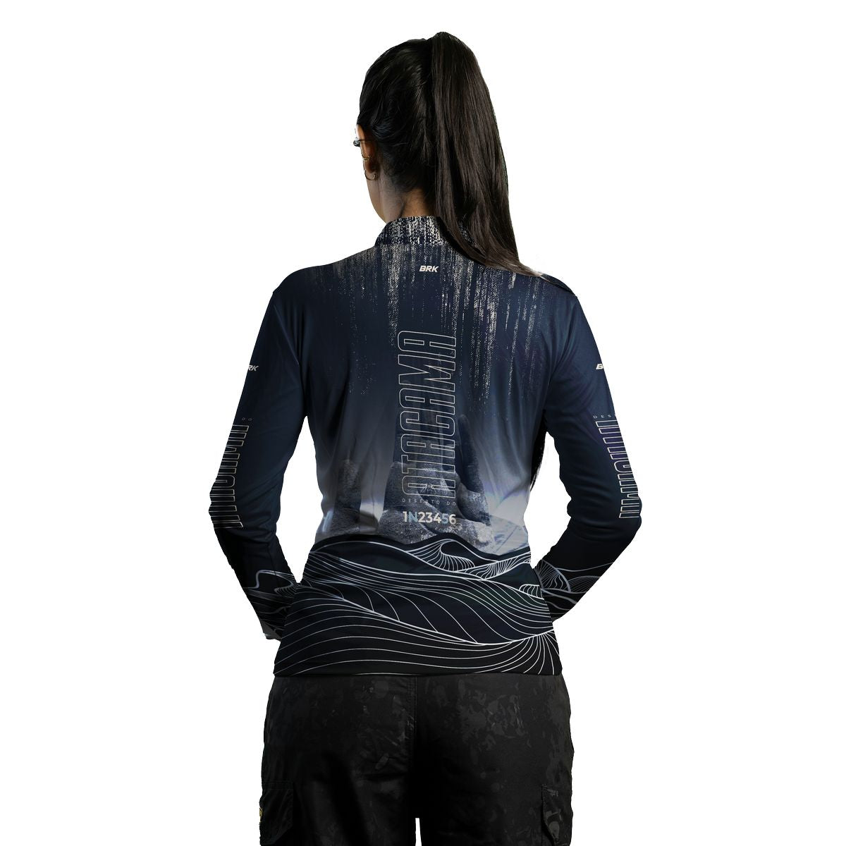 Camisa de Motociclismo Feminina Brk Deserto do Atacama com Proteção Solar UV50+