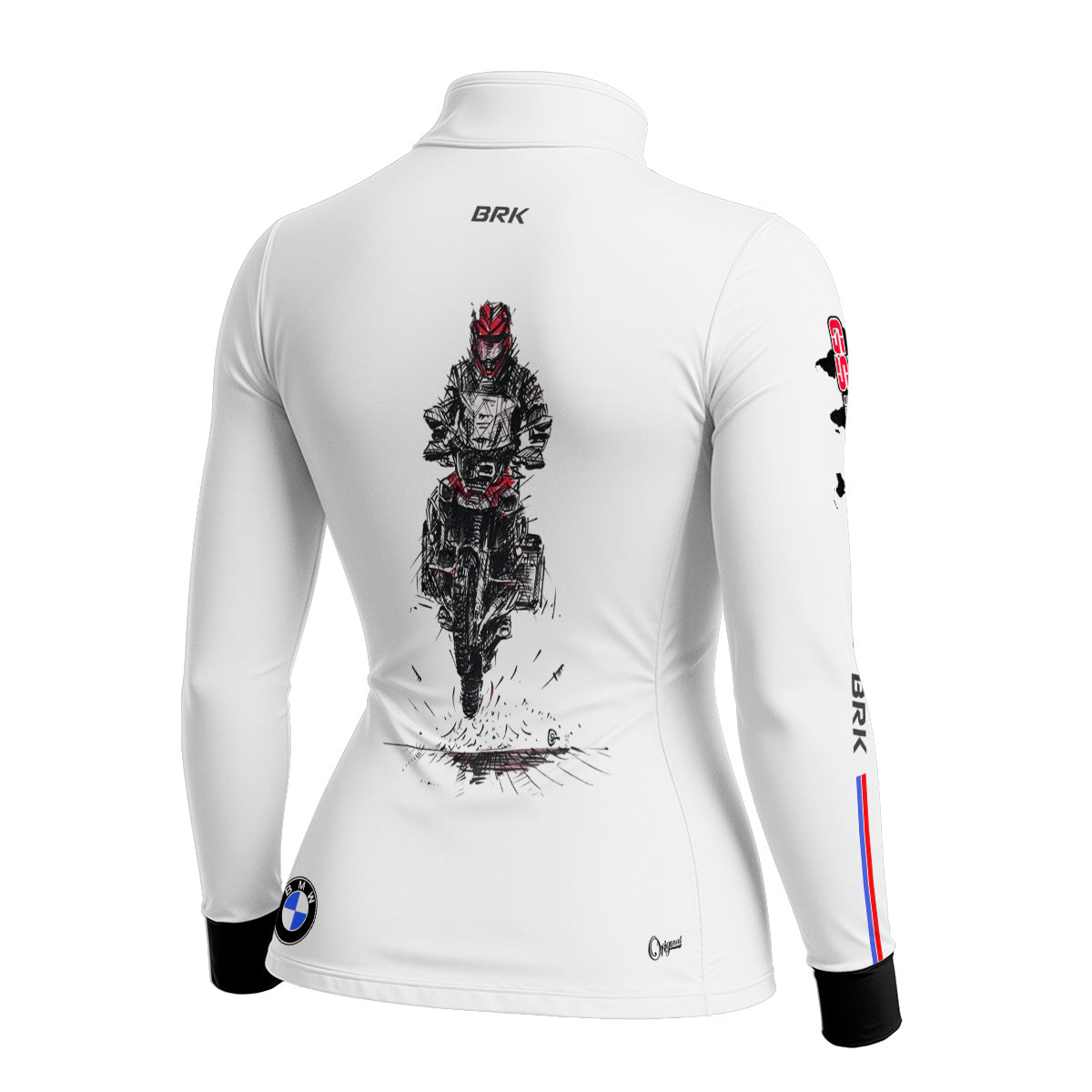 Camisa de Motociclismo Feminina Brk GS Adventure 03 com Proteção UV50+